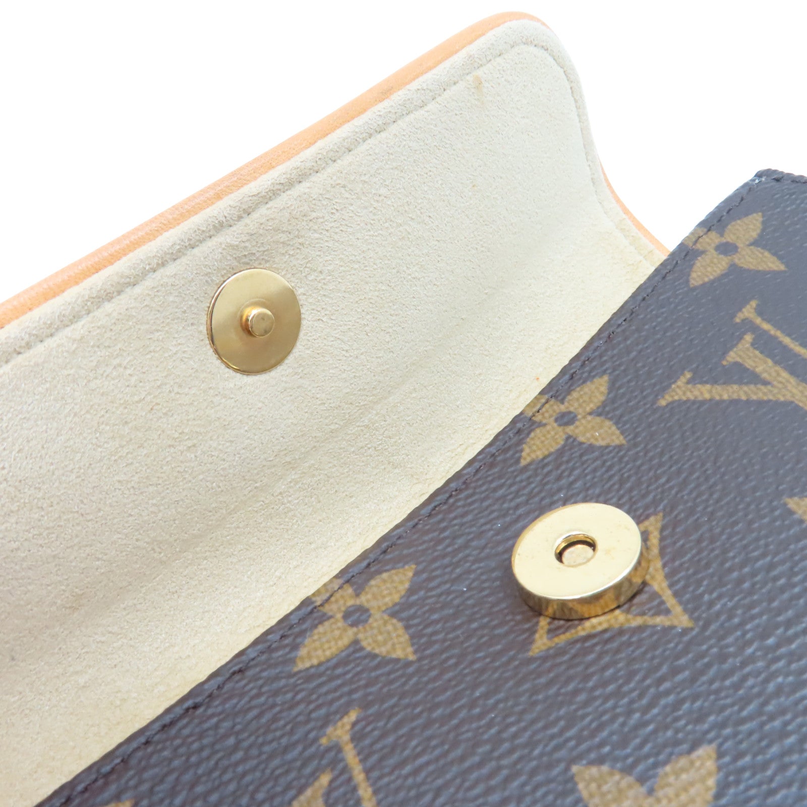 LOUIS VUITTON Monogram Pochette Florentine Waist Bag金扣腰包啡色