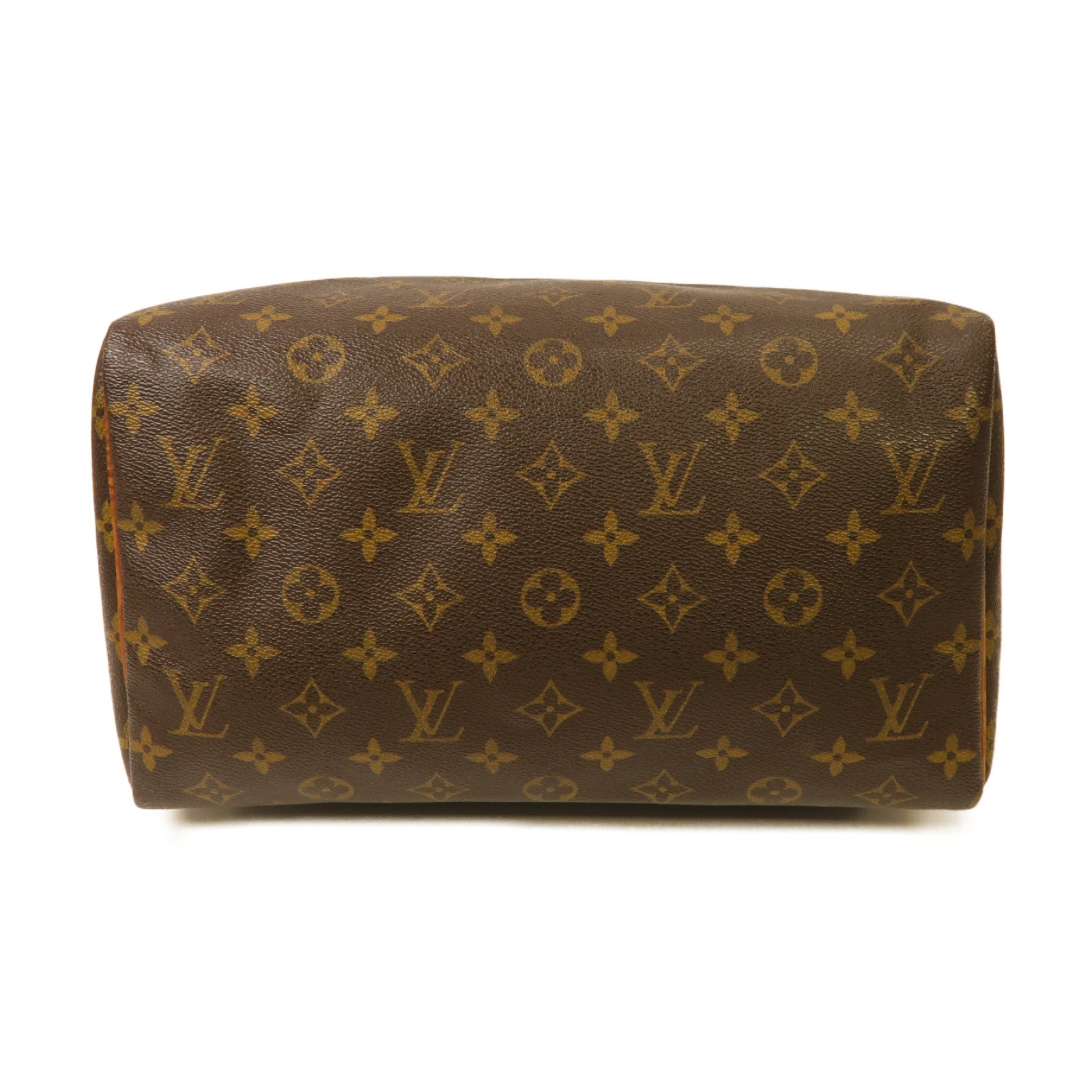 LOUIS VUITTON Monogram Speedy 30金扣手挽袋棕色