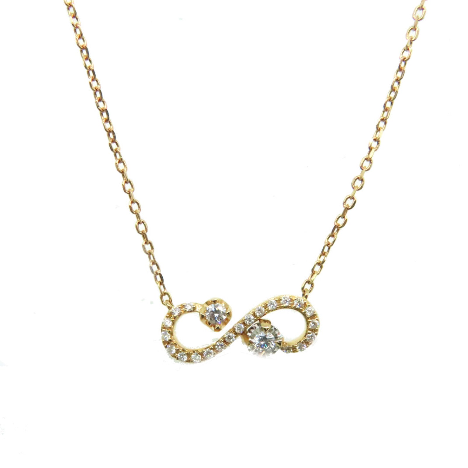 JEWELRY 【激減優惠】18K玫瑰金/0.12t鑽石Diamond Necklace項鏈