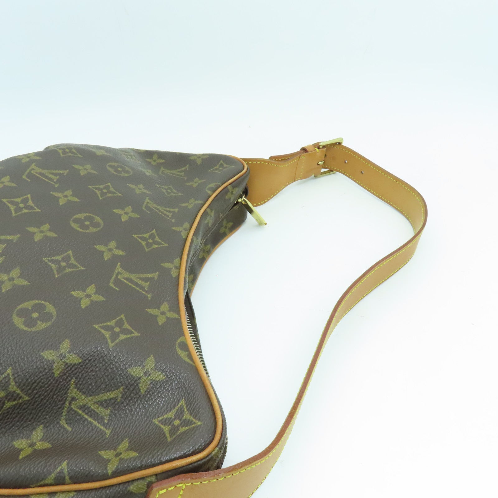 LOUIS VUITTON Monogram Pochette Crossant手挽袋/肩背袋啡色