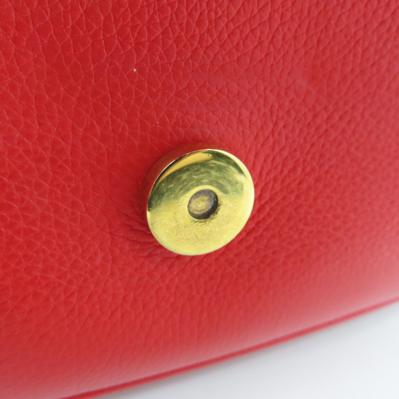 LOUIS VUITTON Monogram Marignan金扣手挽肩背两用袋啡色/红色