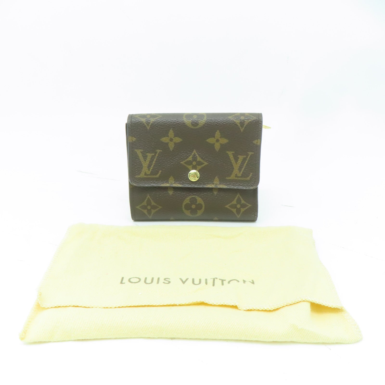 LOUIS VUITTON Monogram Anais Wallet金扣錢包啡色