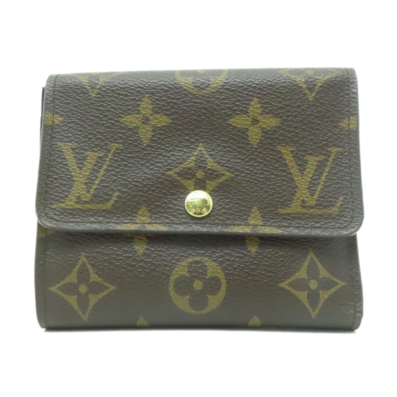 LOUIS VUITTON Monogram Anais Wallet金扣錢包啡色