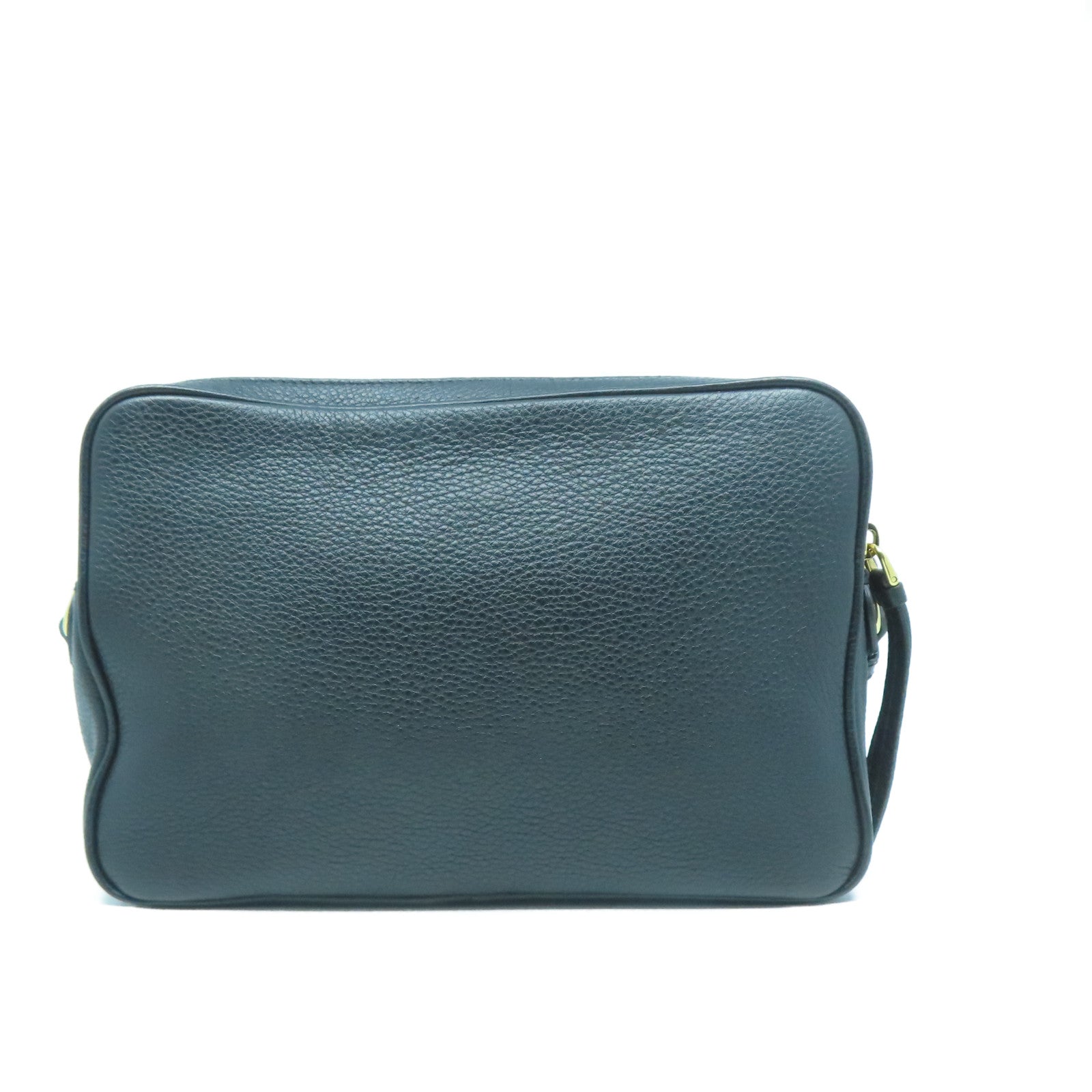 PRADA 牛皮皮革Shoulder Bag金扣肩背袋黑色