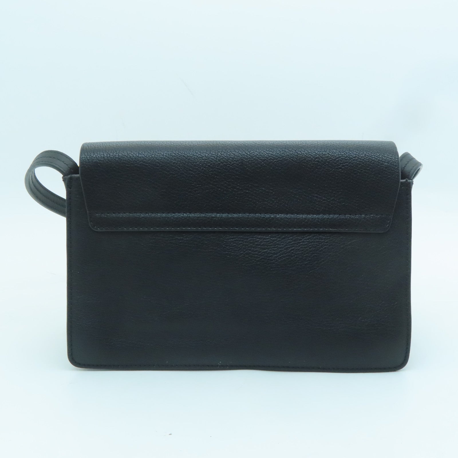 Chloe leather Faye Shoulder Bag gold buckle shoulder bag black