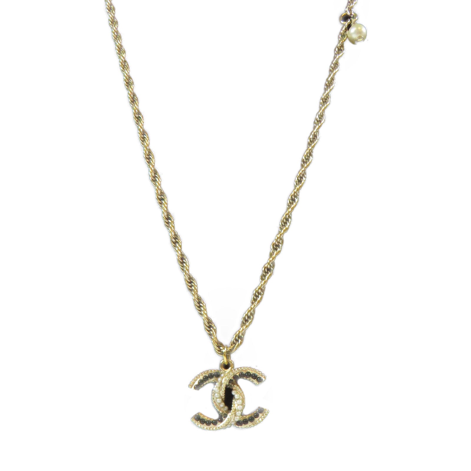 CHANEL 金屬Necklace項鍊金色