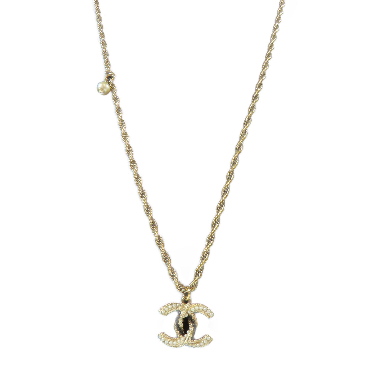 CHANEL 金屬Necklace項鍊金色