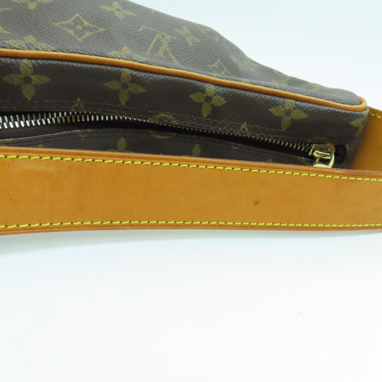LOUIS VUITTON Monogram Pochette Crossant手挽袋/肩背袋啡色