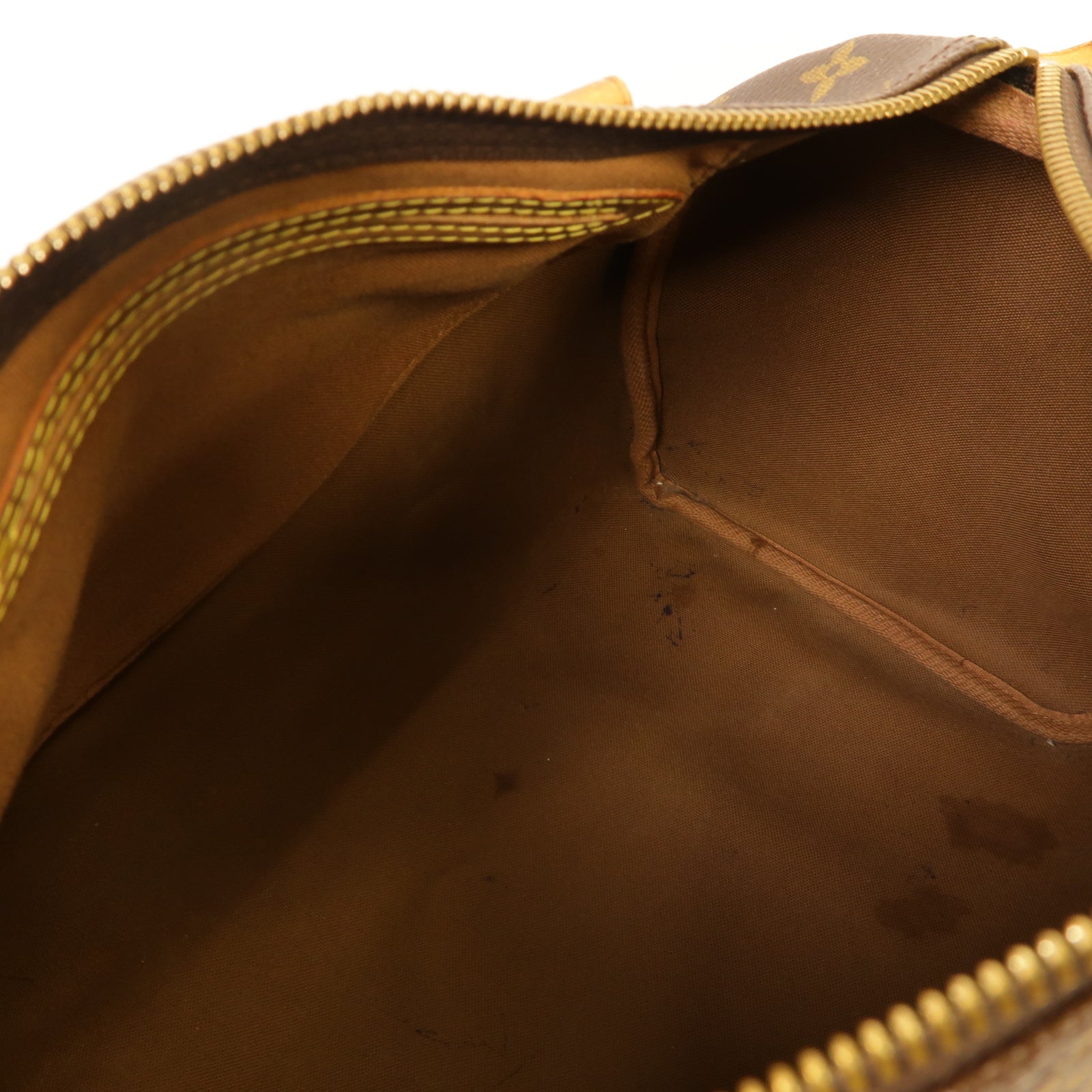LOUIS VUITTON Monogram Speedy 30金扣手挽袋棕色