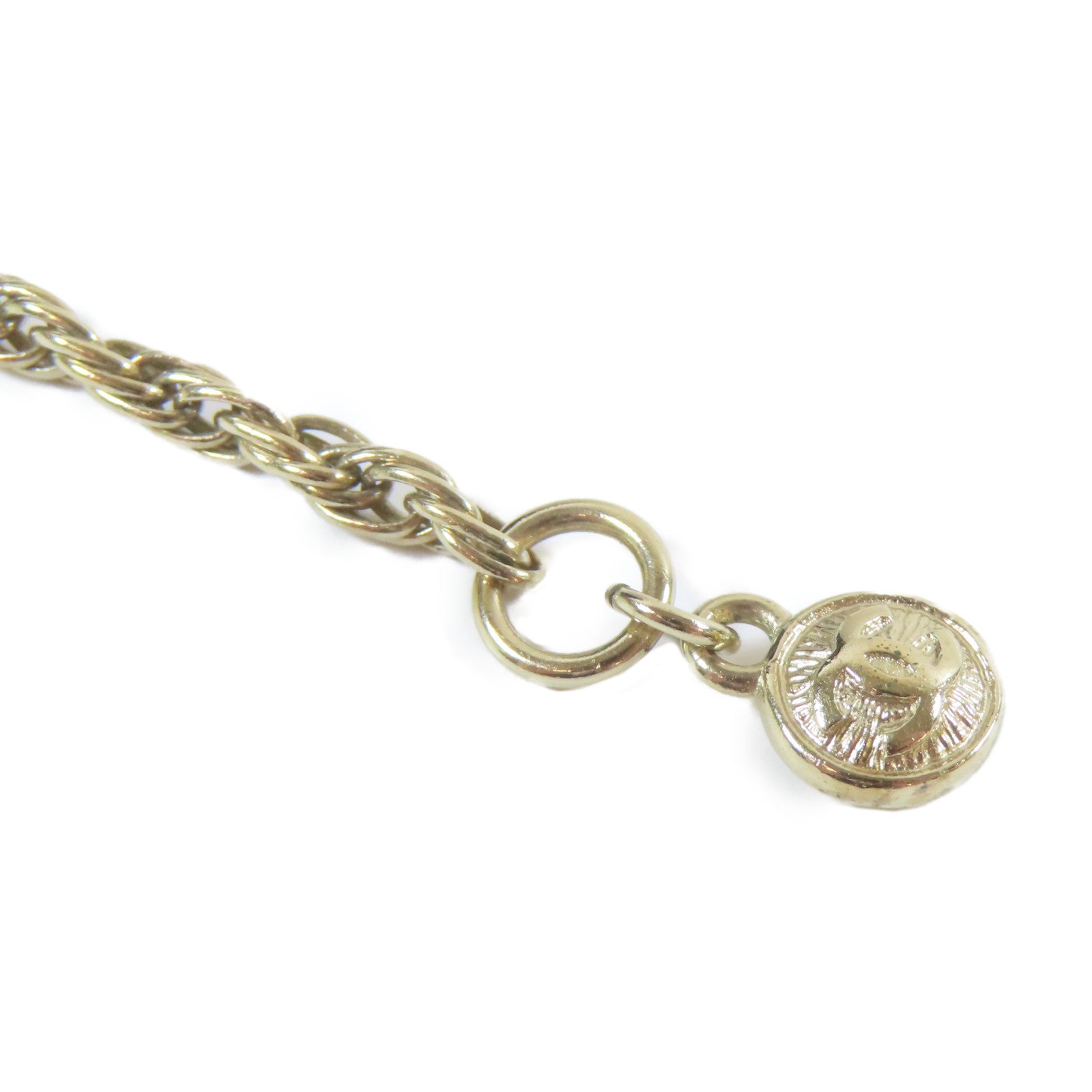 CHANEL 金屬Necklace項鍊金色