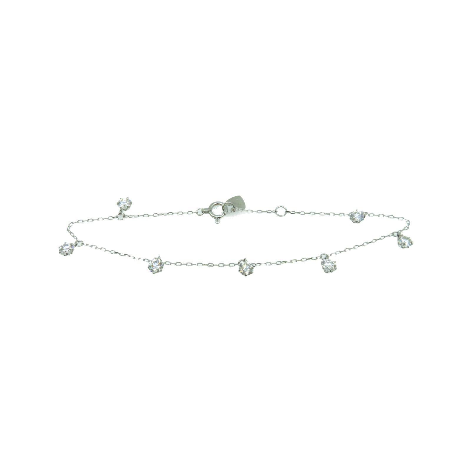 JEWELRY 【激減優惠】18K白金/0.10ct鑽石Diamond Bracelet手鏈
