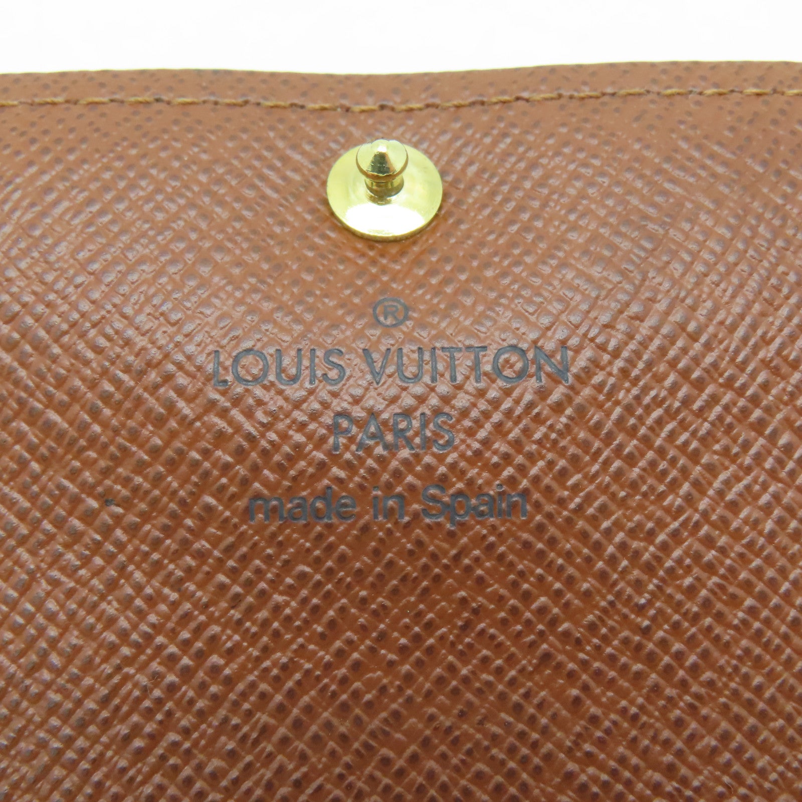 LOUIS VUITTON Monogram Anais Wallet金扣錢包啡色