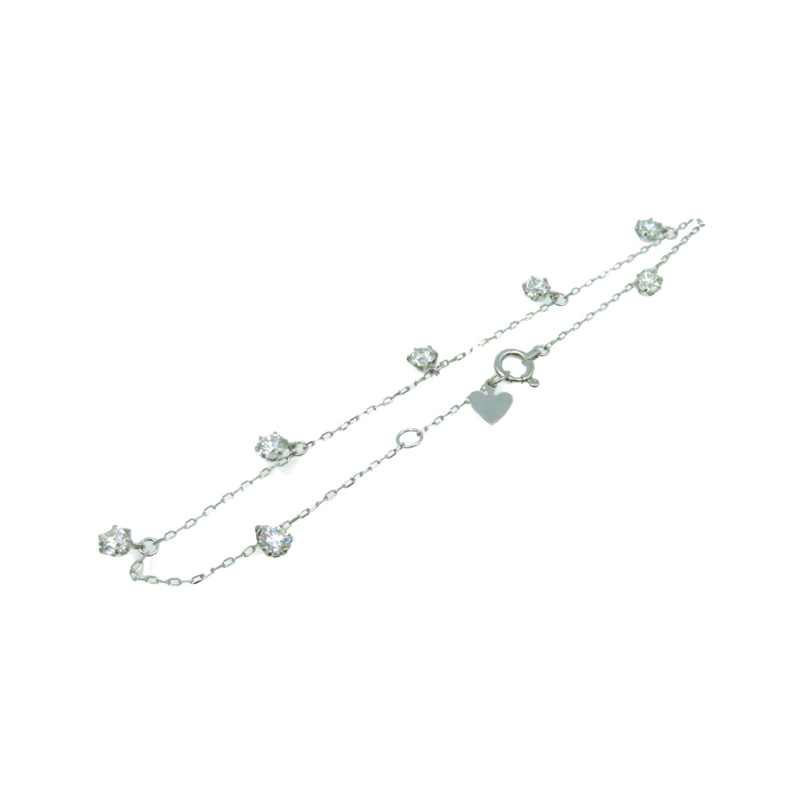JEWELRY 【激減優惠】18K白金/0.10ct鑽石Diamond Bracelet手鏈