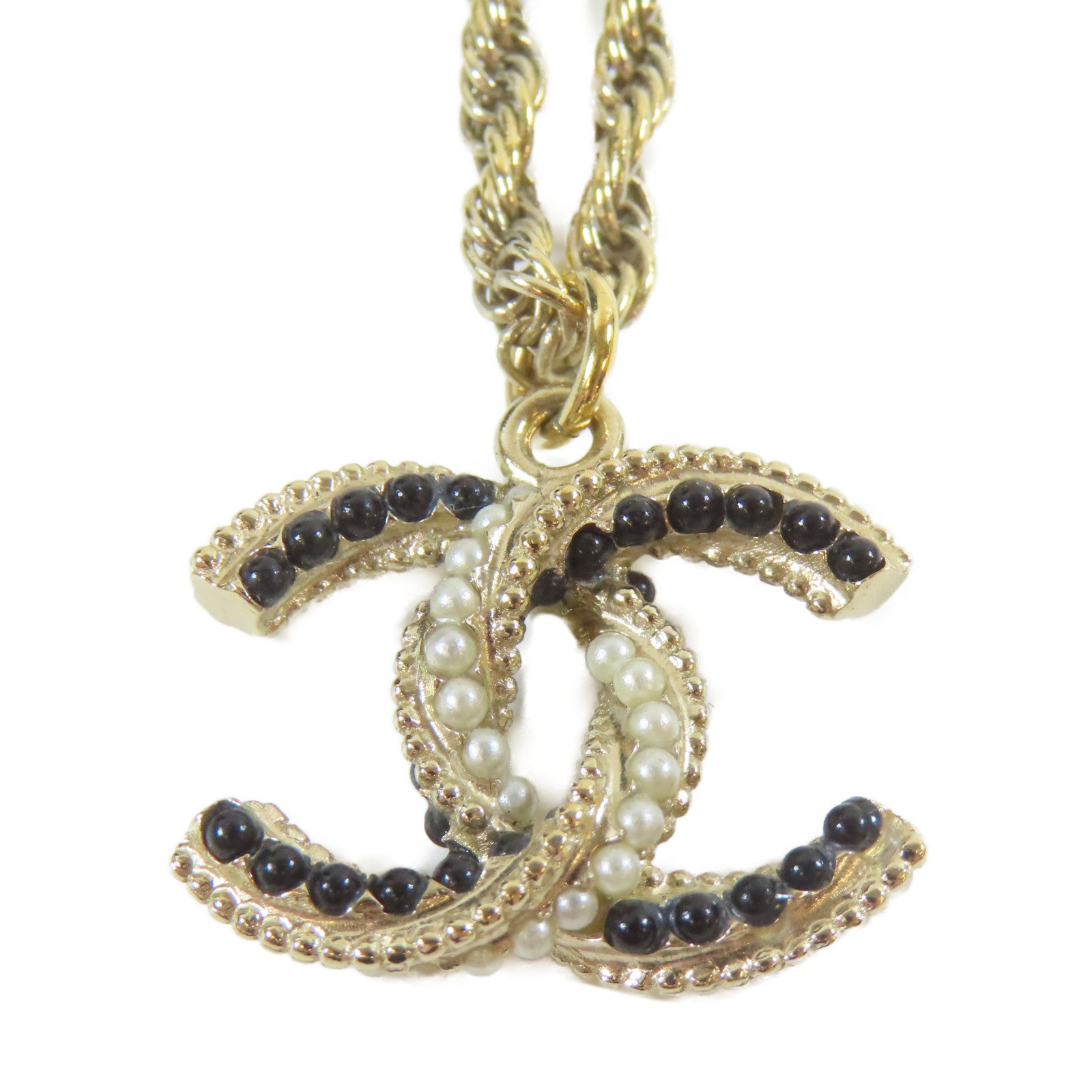 CHANEL 金屬Necklace項鍊金色