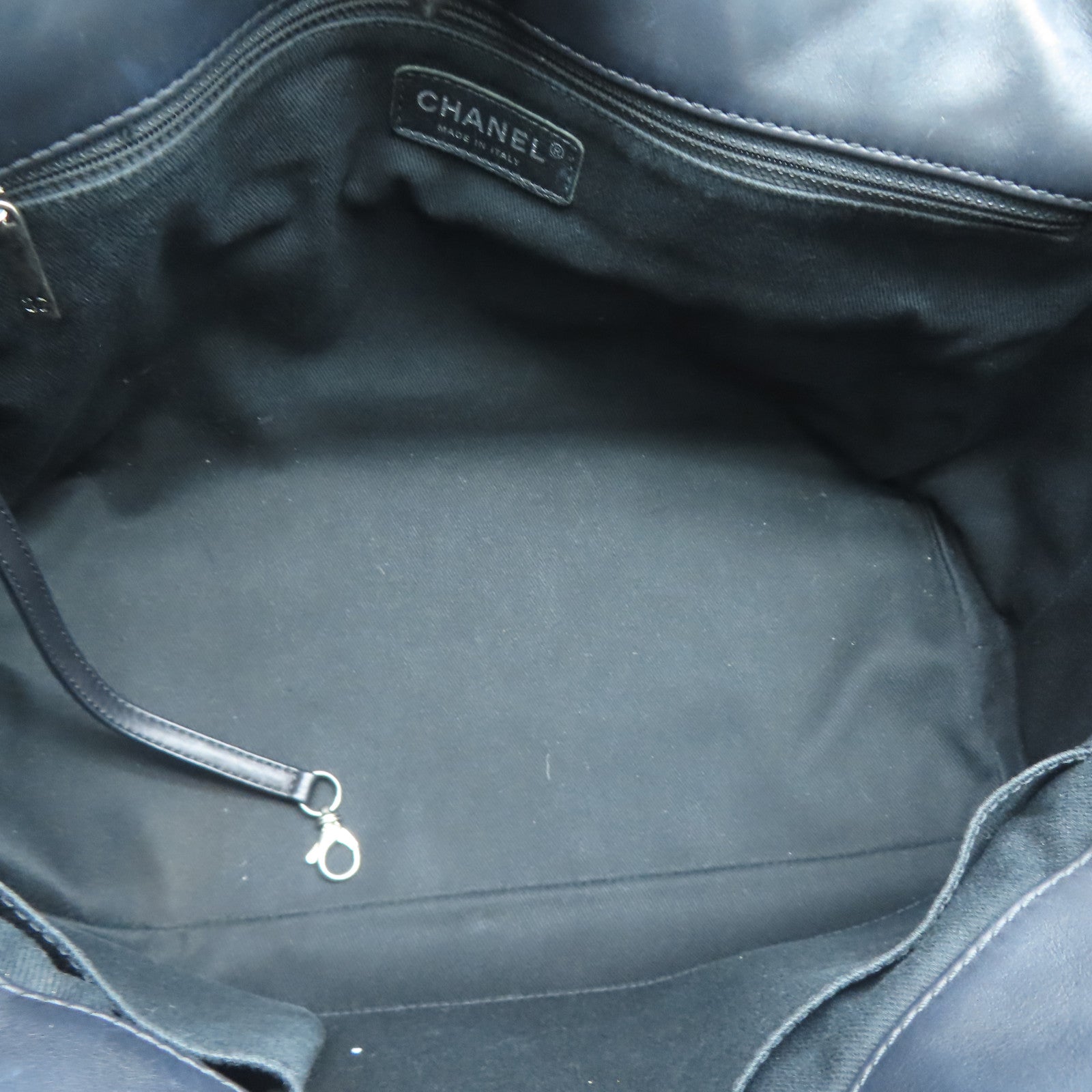CHANEL [Sharp Discount] Lingge Cowhide Leather 2 Way Shoulder Silver Buckle Handle Shoulder Back Dual-purpose Bag Black