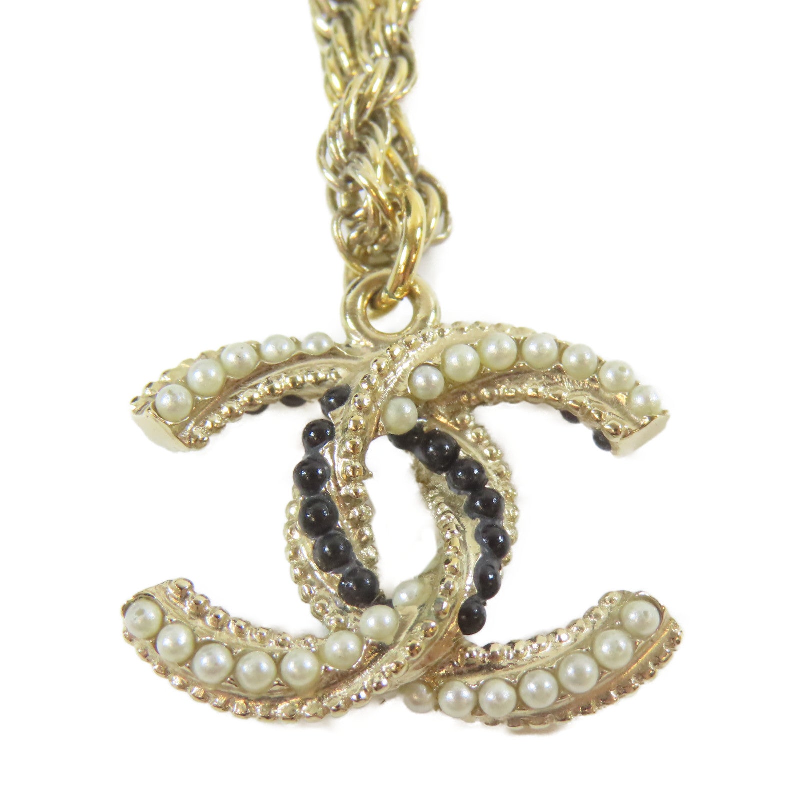 CHANEL 金屬Necklace項鍊金色