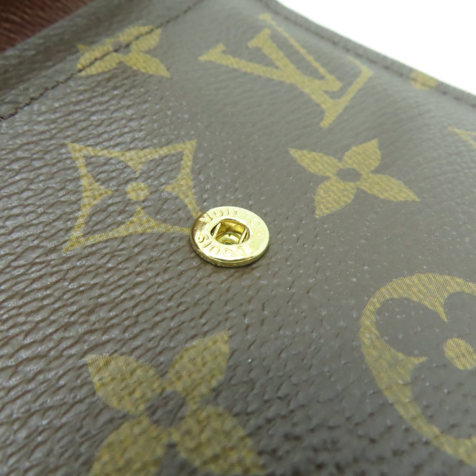 LOUIS VUITTON Monogram Anais Wallet金扣錢包啡色
