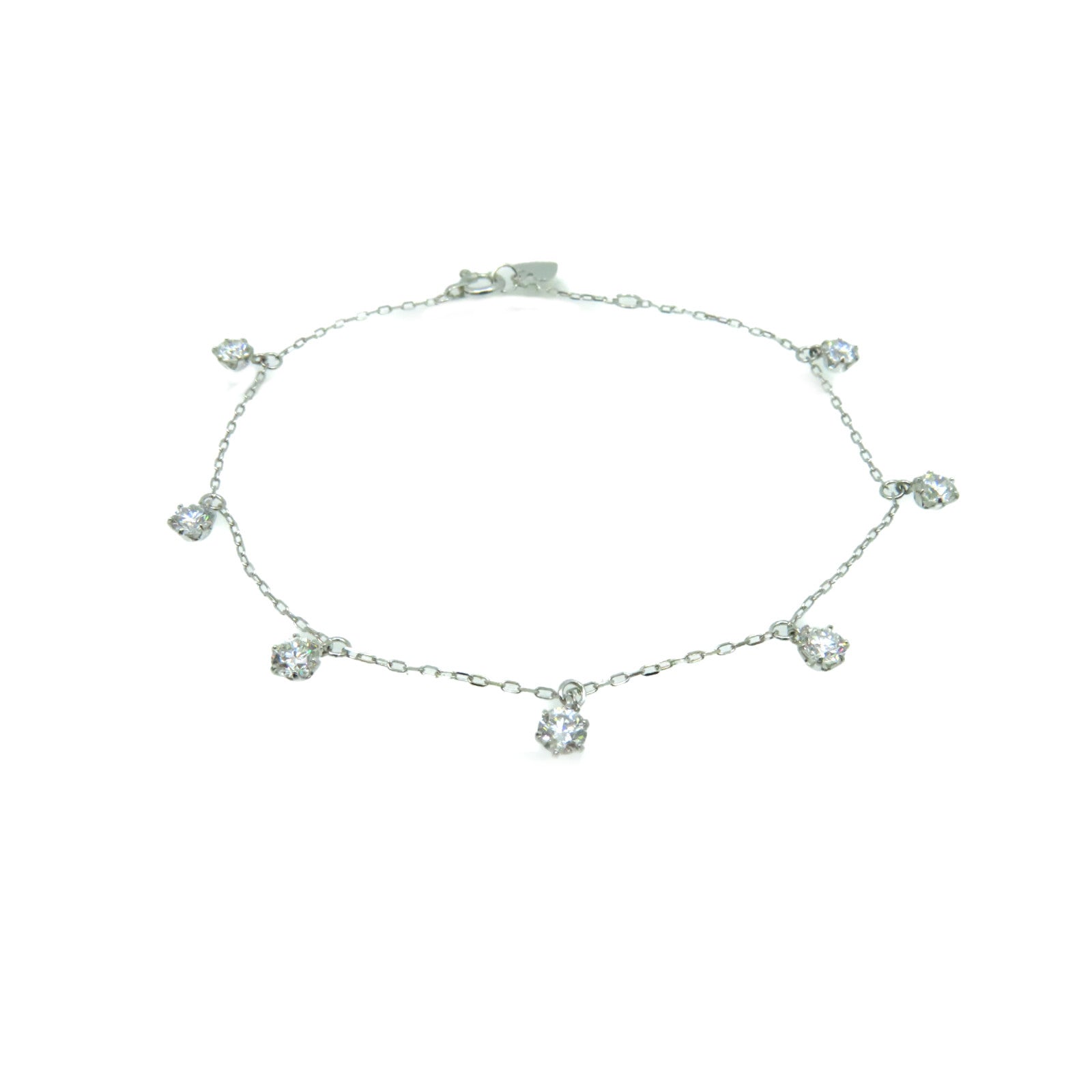 JEWELRY 【激減優惠】18K白金/0.10ct鑽石Diamond Bracelet手鏈