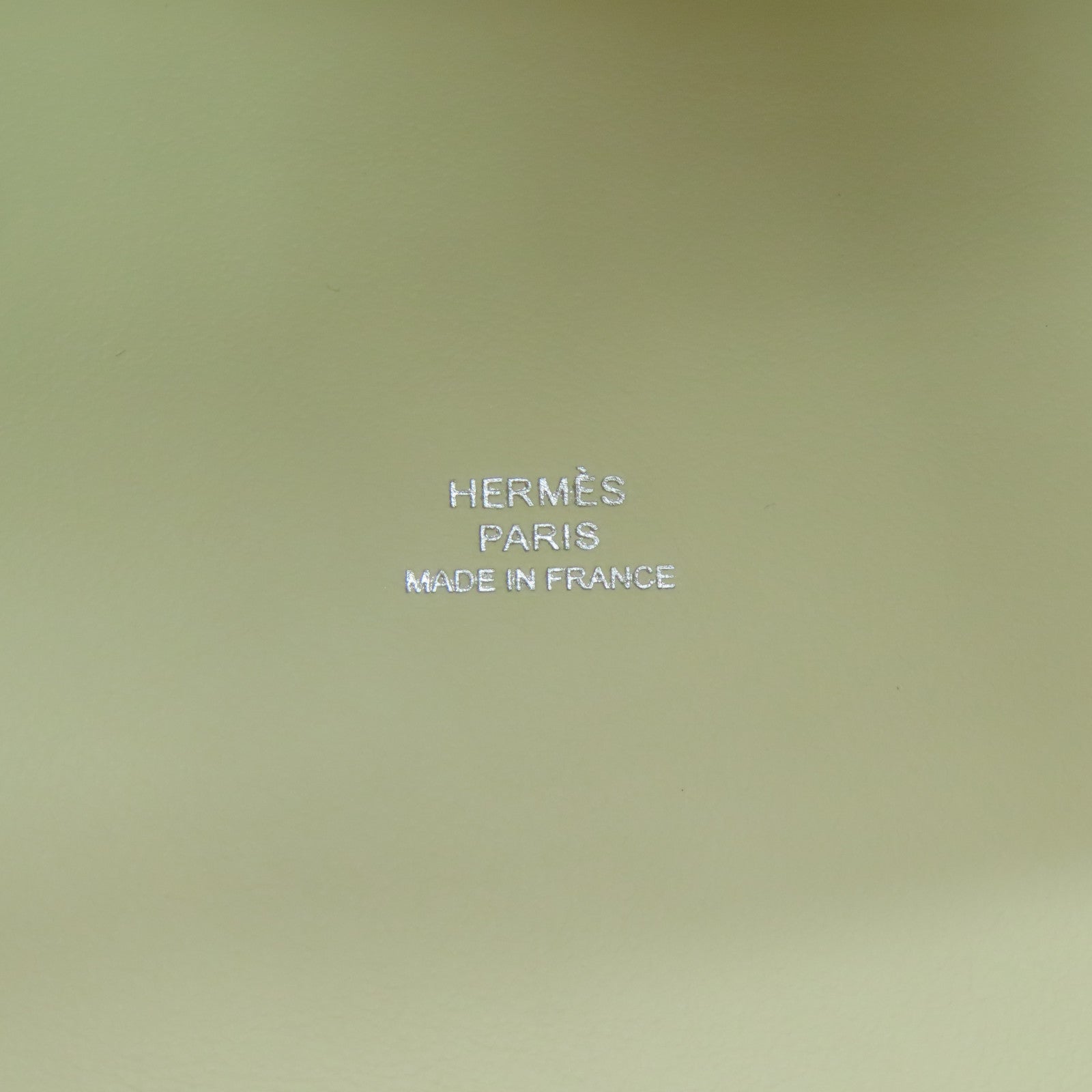 HERMES Swift皮革Picotin Lucky Daisy Mirco银扣手挽袋Nata/米白色绿色