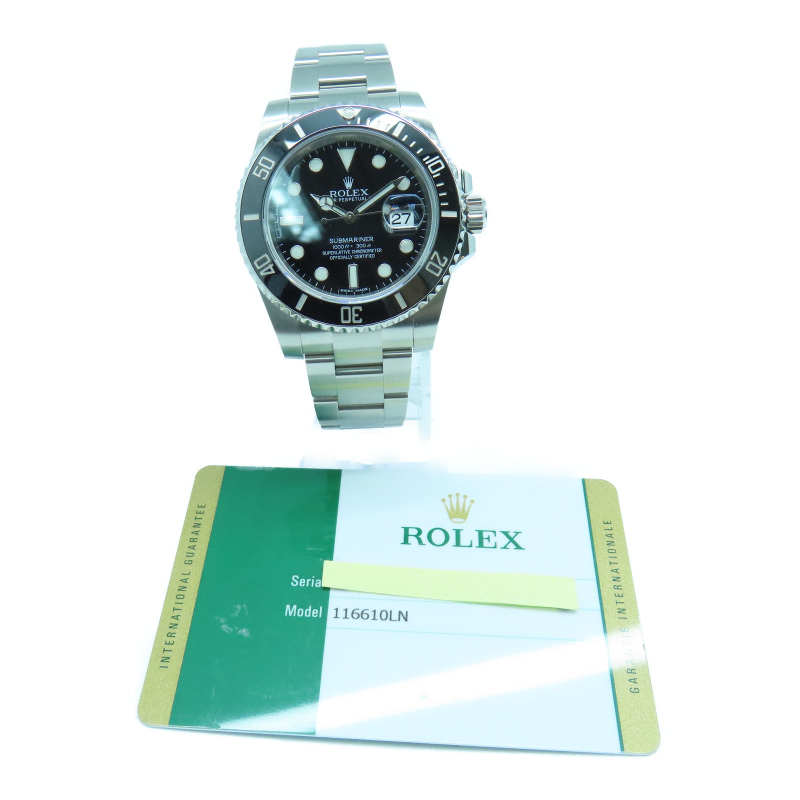 ROLEX Submarinar不鏽鋼手錶自動機芯黑色