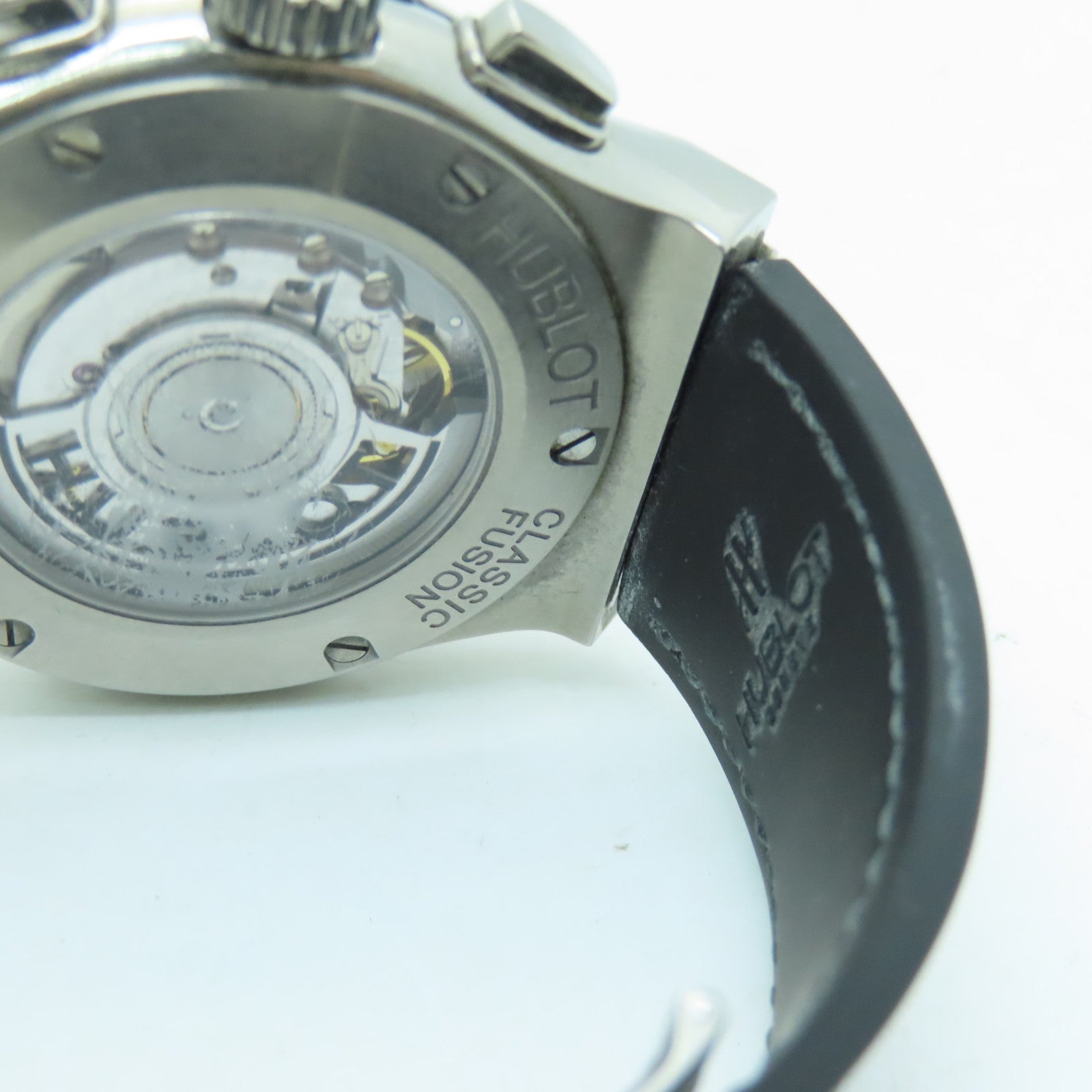 HUBLOT Titanium Classic Fusion Stainless Steel Watch Automatic Movement Black