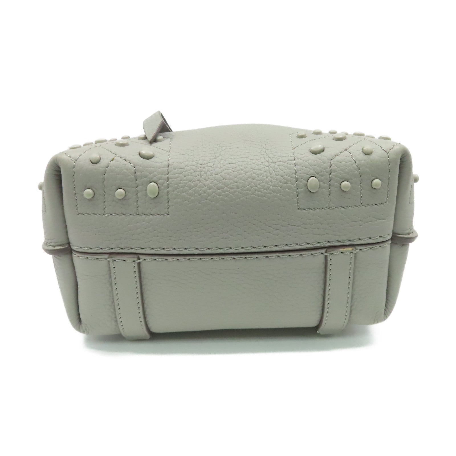 TOD’S 牛皮皮革2Way Shoulder Bag背包肩背兩用袋灰色