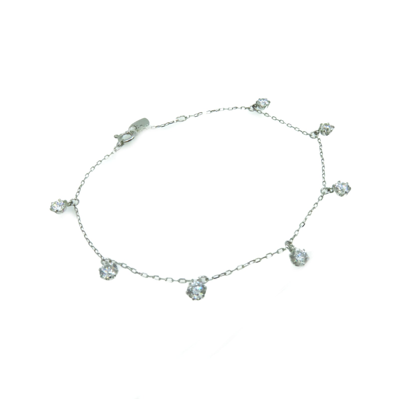 JEWELRY 【激減優惠】18K白金/0.10ct鑽石Diamond Bracelet手鏈