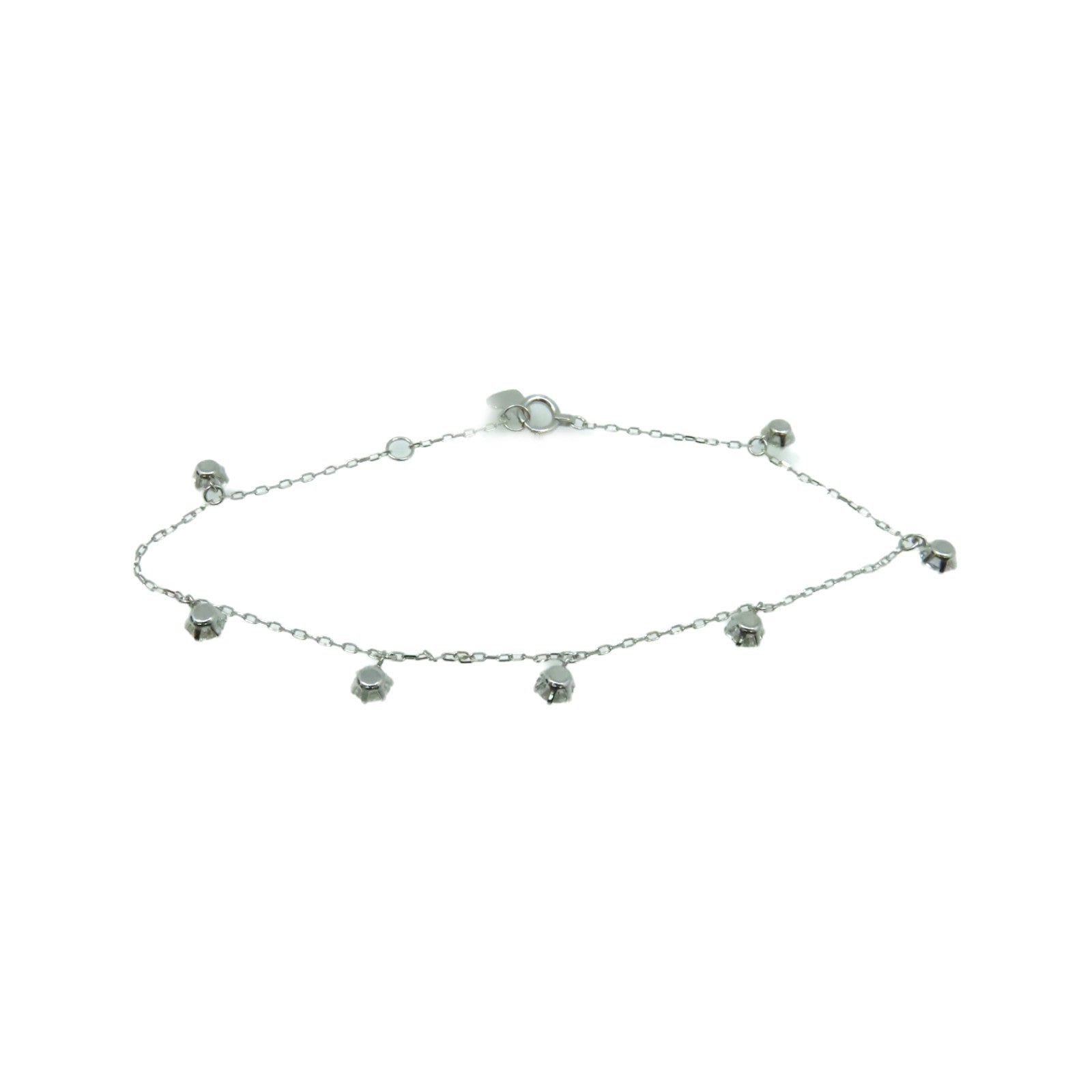 JEWELRY 【激減優惠】18K白金/0.10ct鑽石Diamond Bracelet手鏈