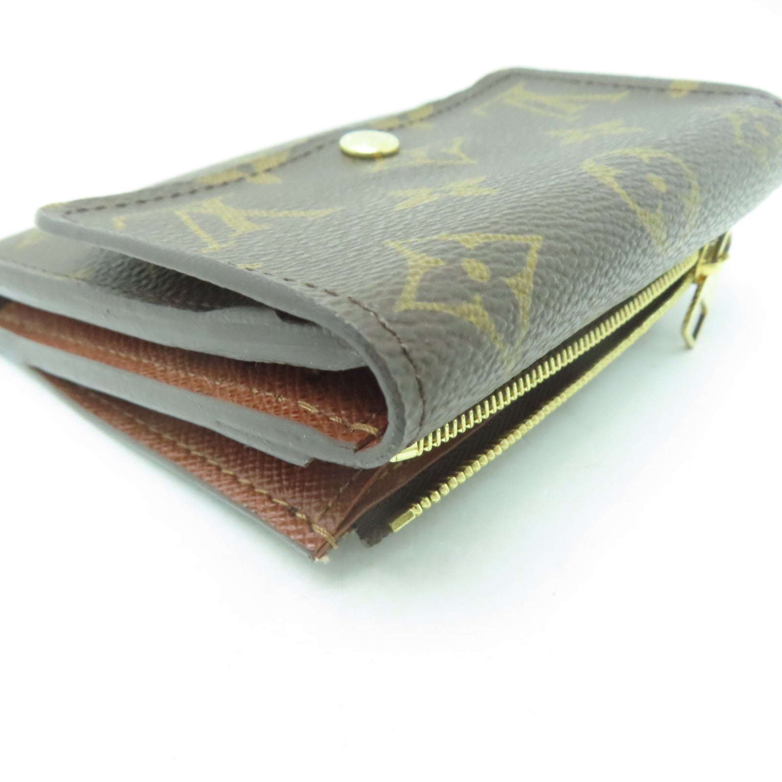 LOUIS VUITTON Monogram Anais Wallet金扣錢包啡色