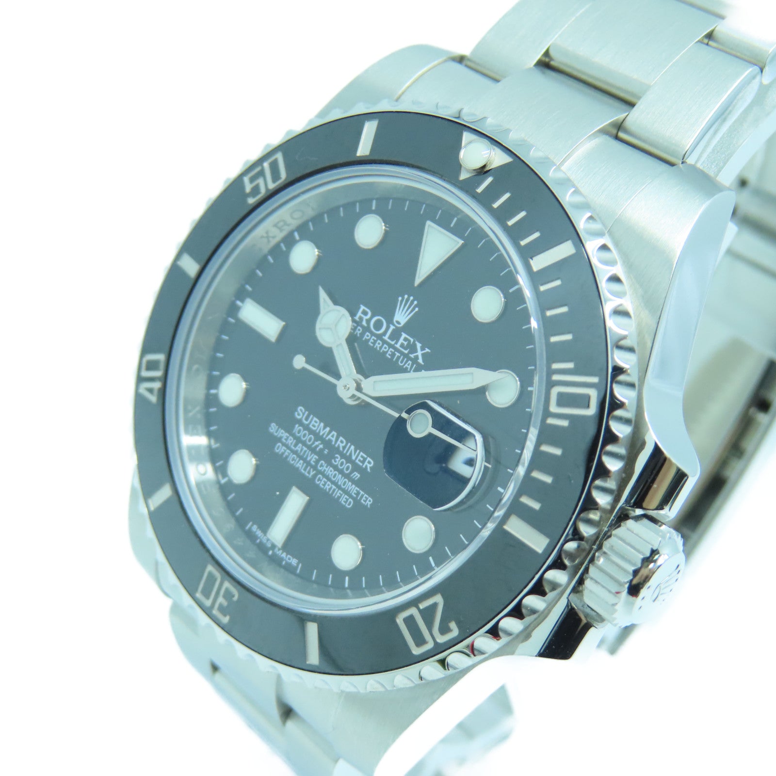 ROLEX Submarinar不鏽鋼手錶自動機芯黑色