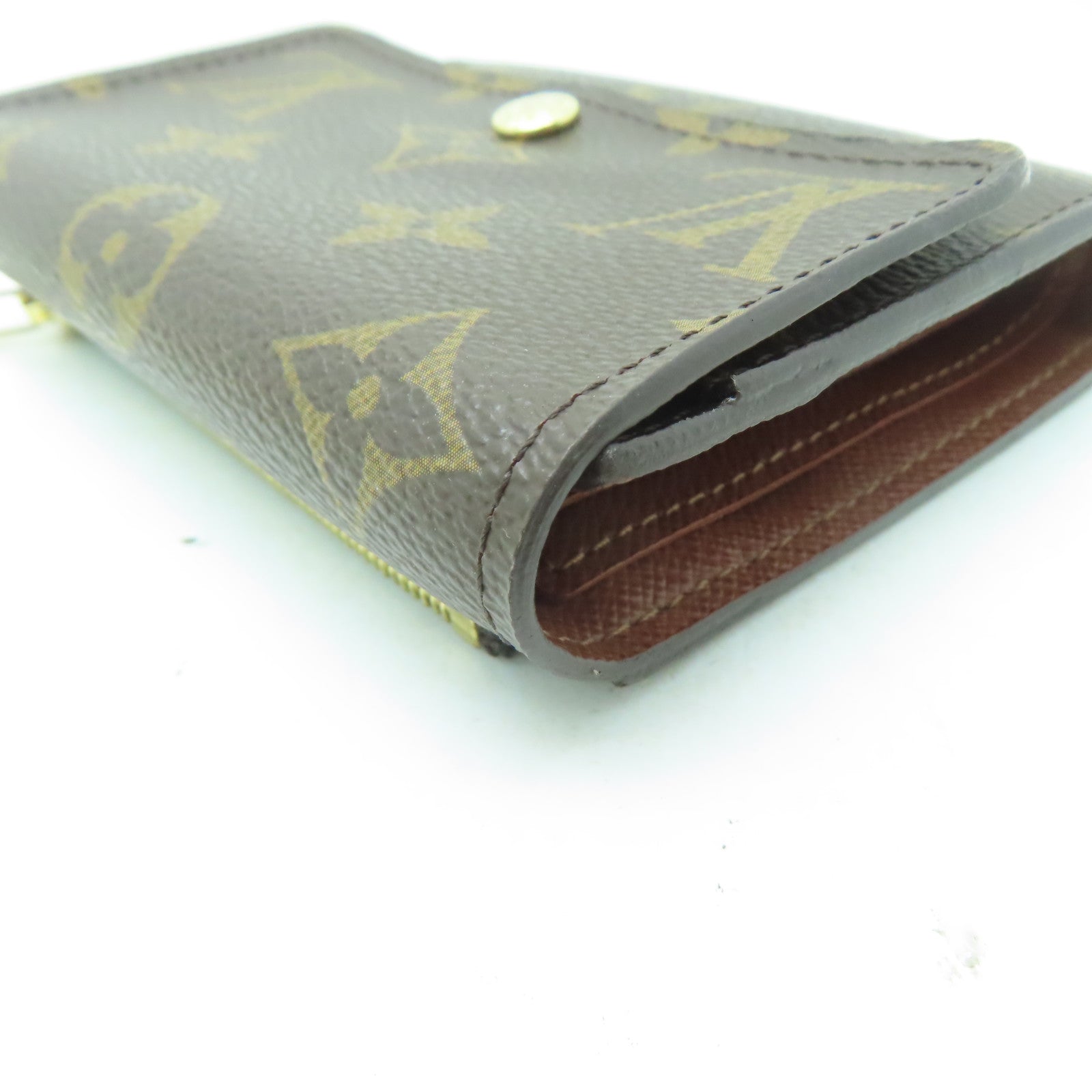 LOUIS VUITTON Monogram Anais Wallet金扣錢包啡色