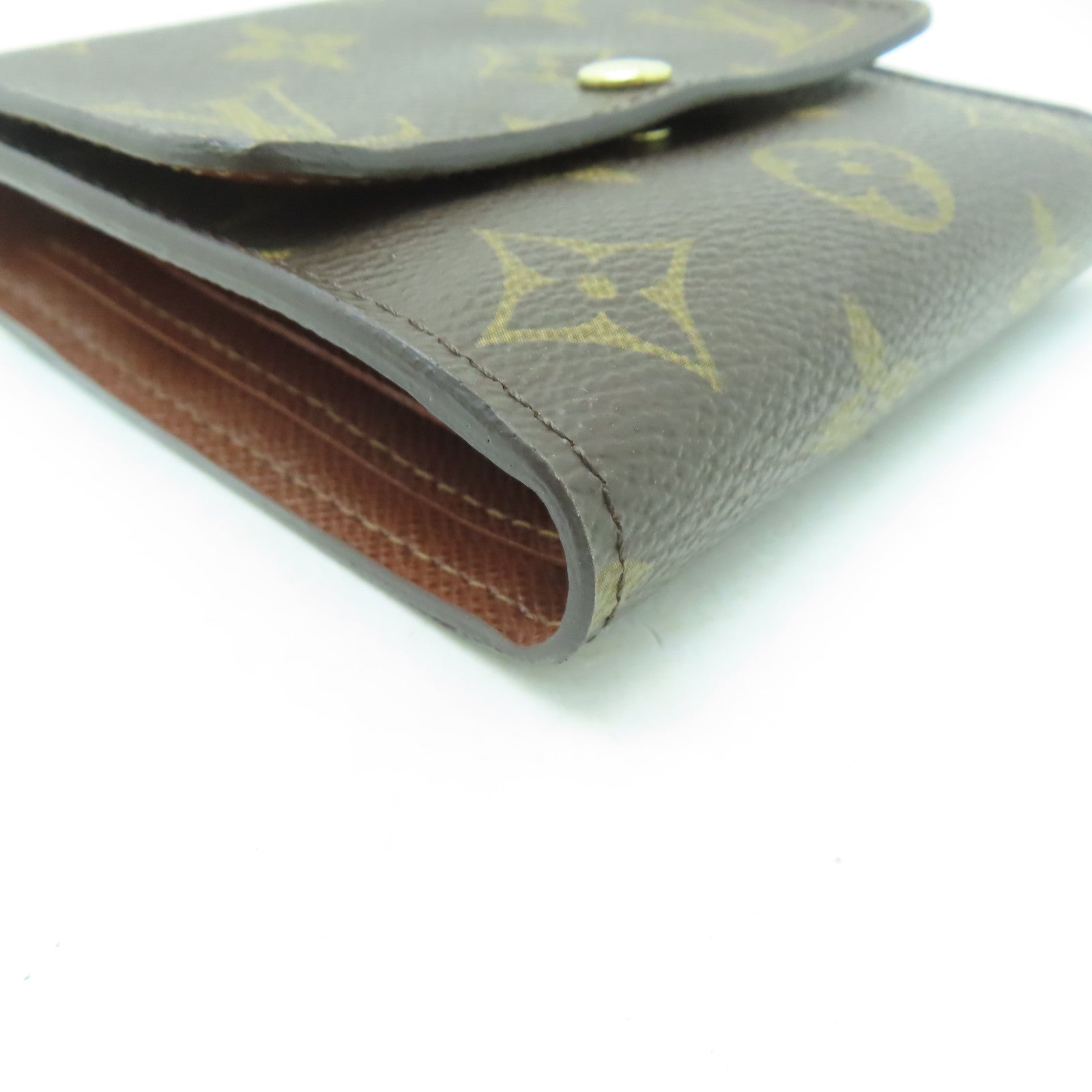 LOUIS VUITTON Monogram Anais Wallet金扣錢包啡色