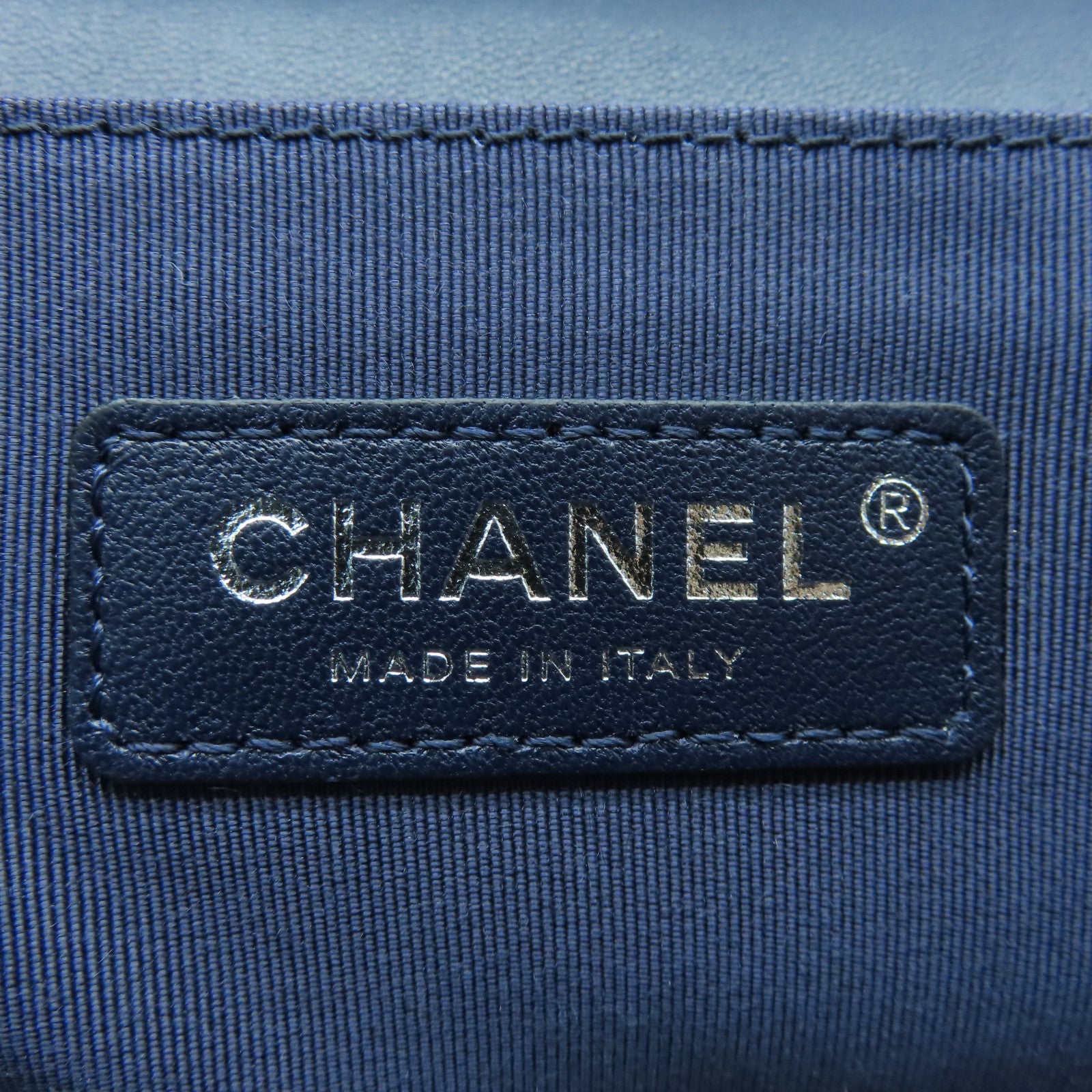 CHANEL Diamond Sheepskin Leather Chain Shoulder Silver Buckle Shoulder Bag Blue