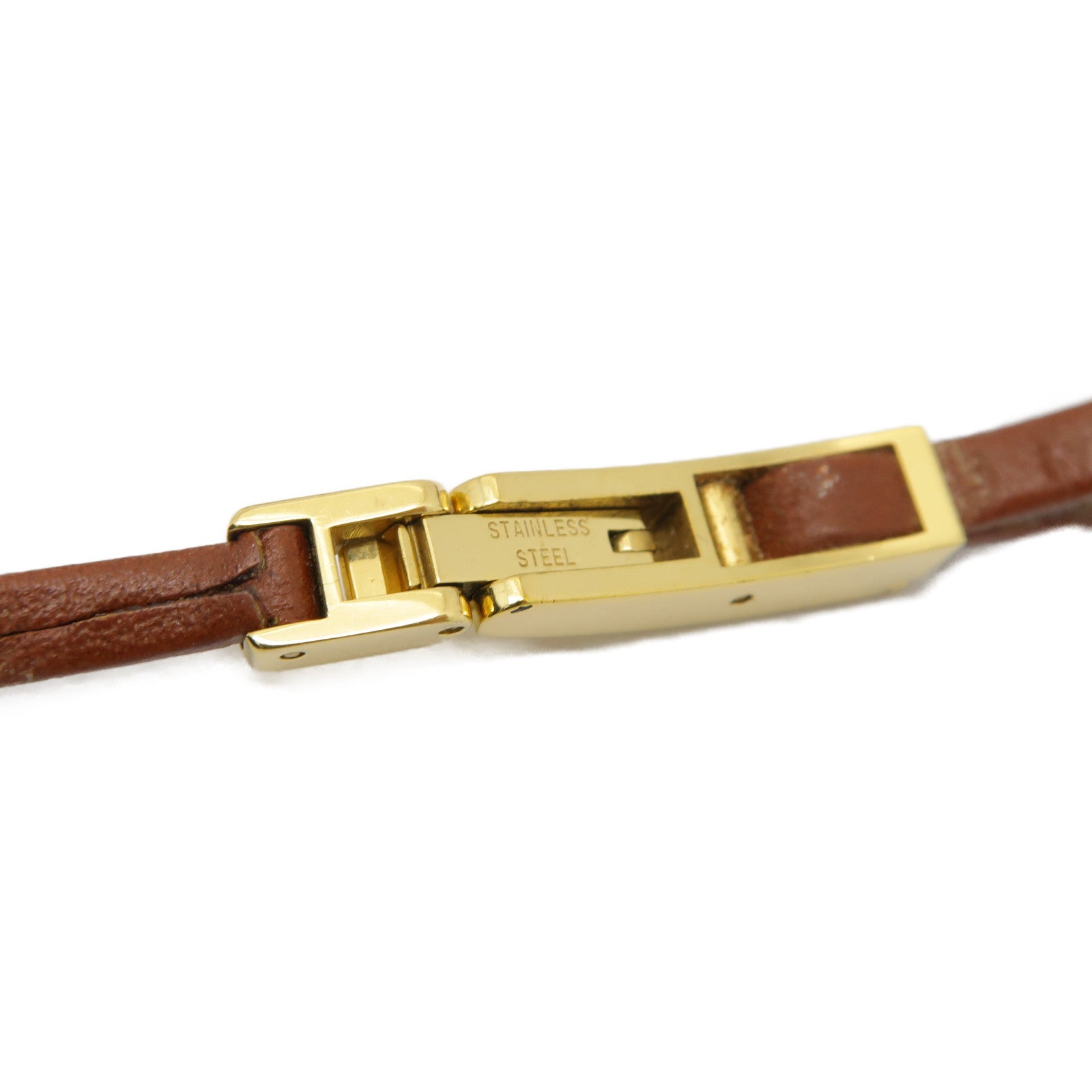 GUCCI Watch不鏽鋼手錶石英機芯白色