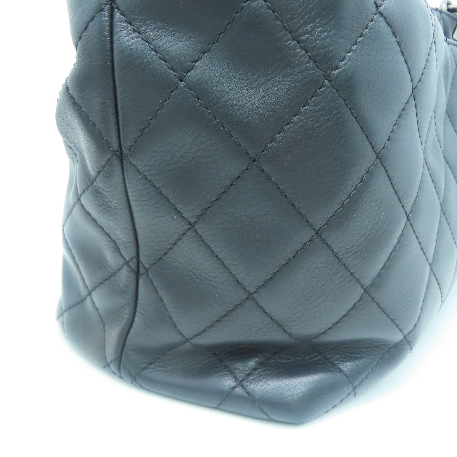 CHANEL [Sharp Discount] Lingge Cowhide Leather 2 Way Shoulder Silver Buckle Handle Shoulder Back Dual-purpose Bag Black