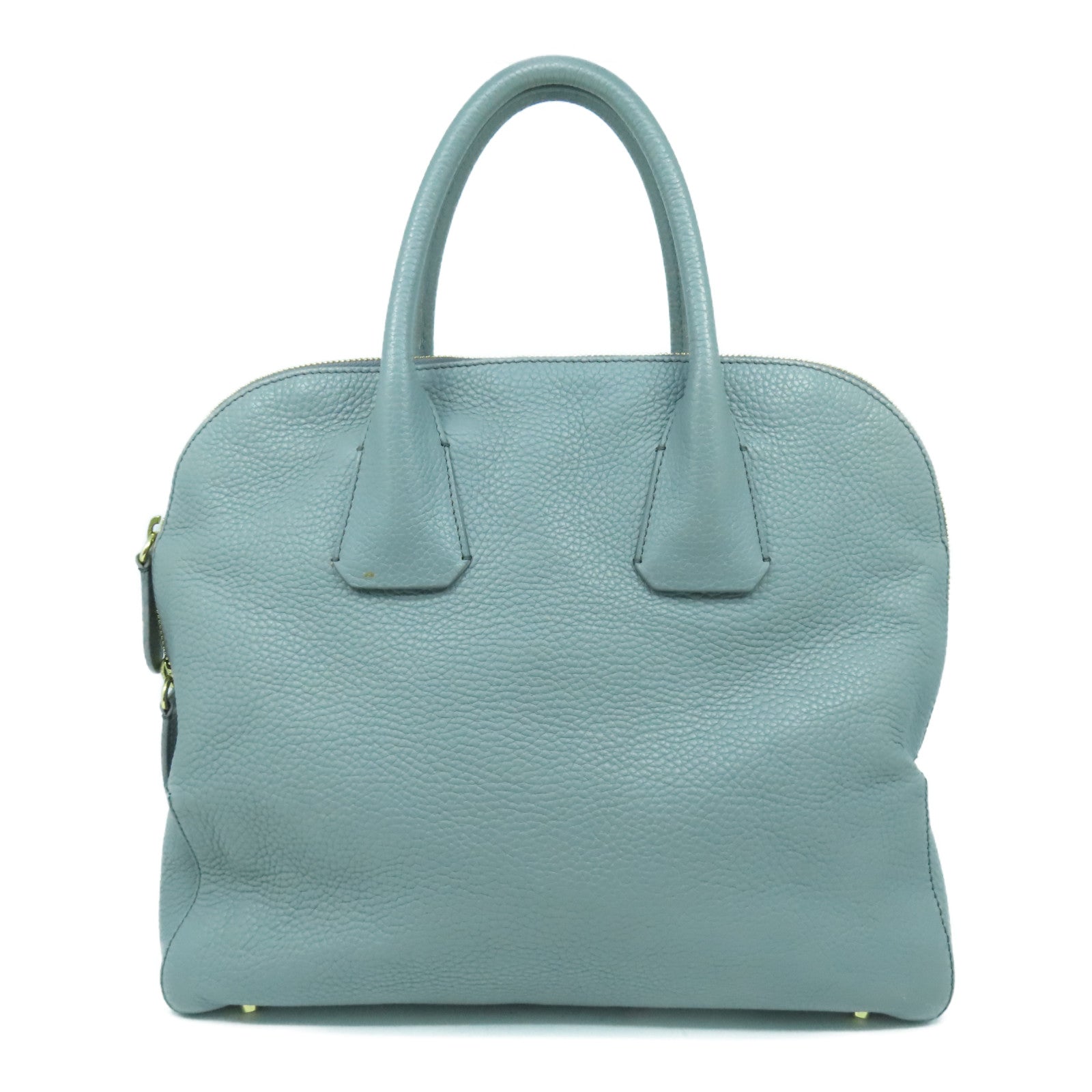 BURBERRY 牛皮皮革2 Way Shoulder Bag金扣手挽肩背兩用袋灰色
