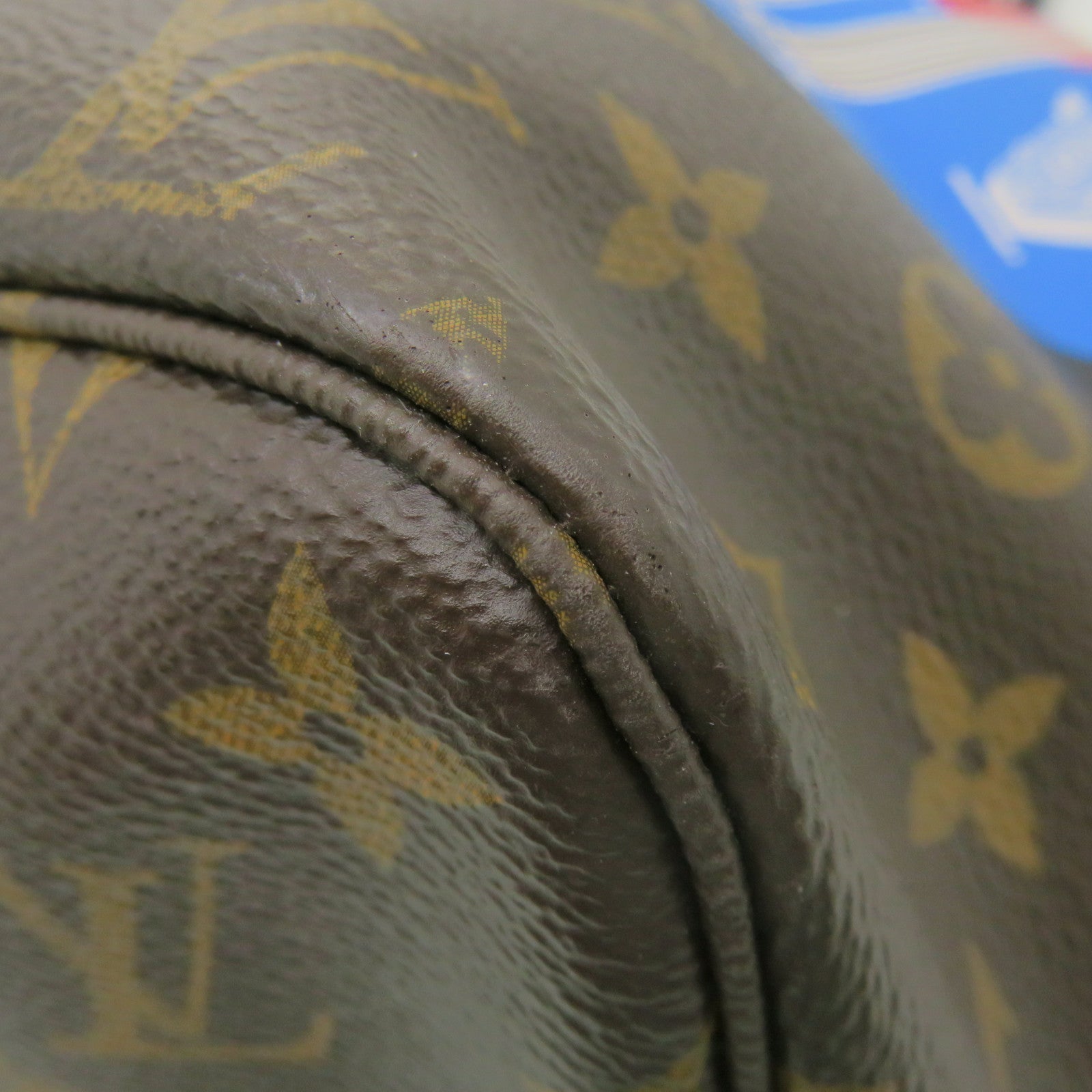LOUIS VUITTON Monogram Neverfull MM Tote Bag brown