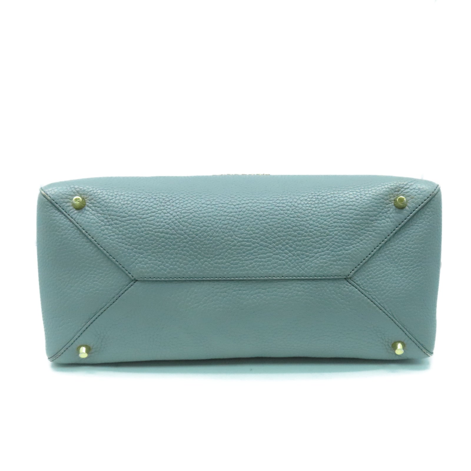 BURBERRY 牛皮皮革2 Way Shoulder Bag金扣手挽肩背兩用袋灰色