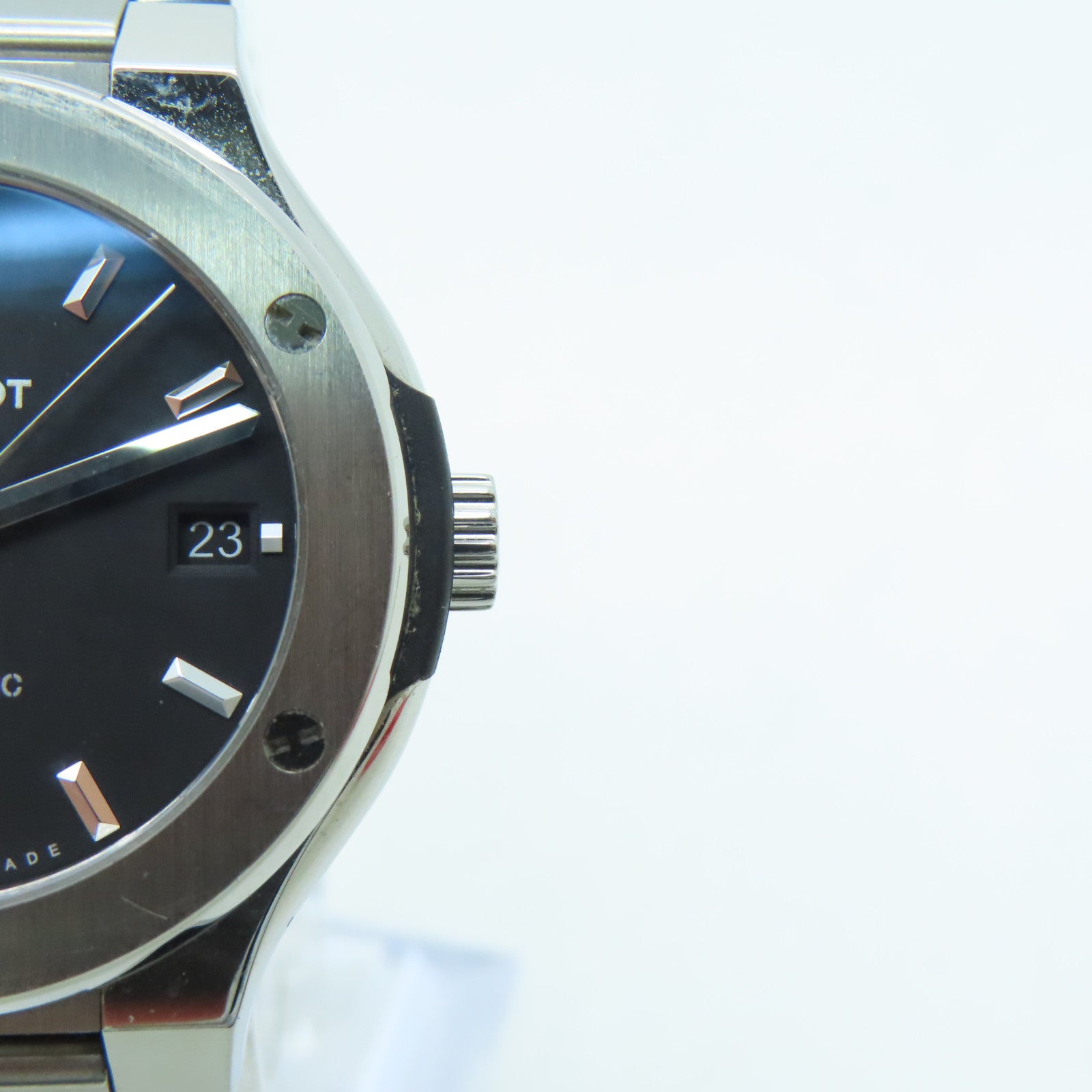 HUBLOT Classic Fusion Titanium Stainless Steel Watch Automatic Movement Black