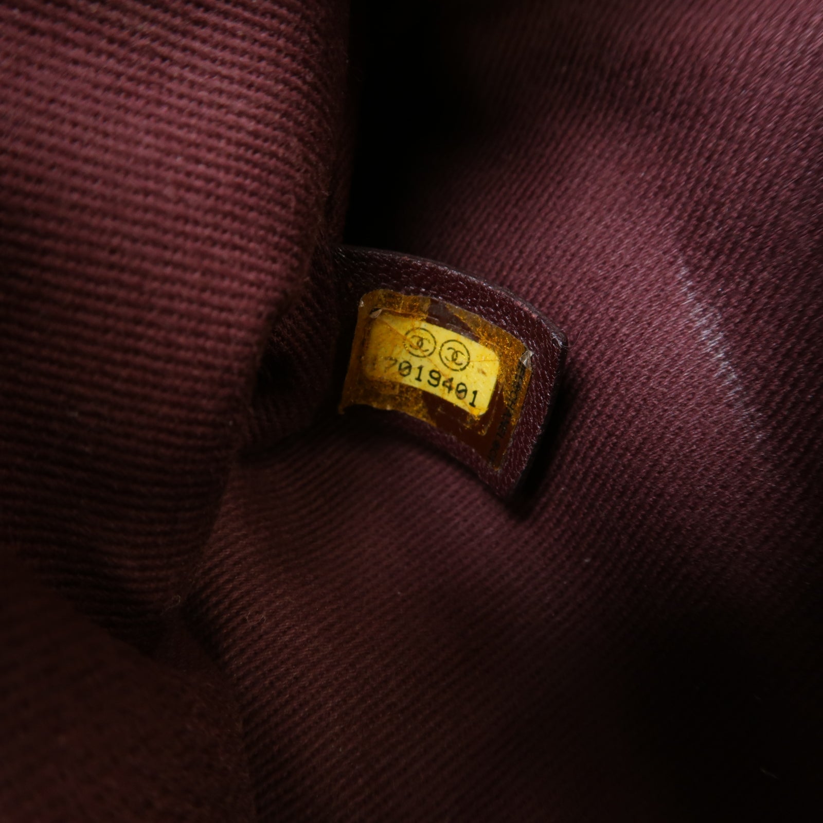 CHANEL 菱格牛皮皮革Chain Shoulder Bag金扣手挽肩背兩用袋黒色