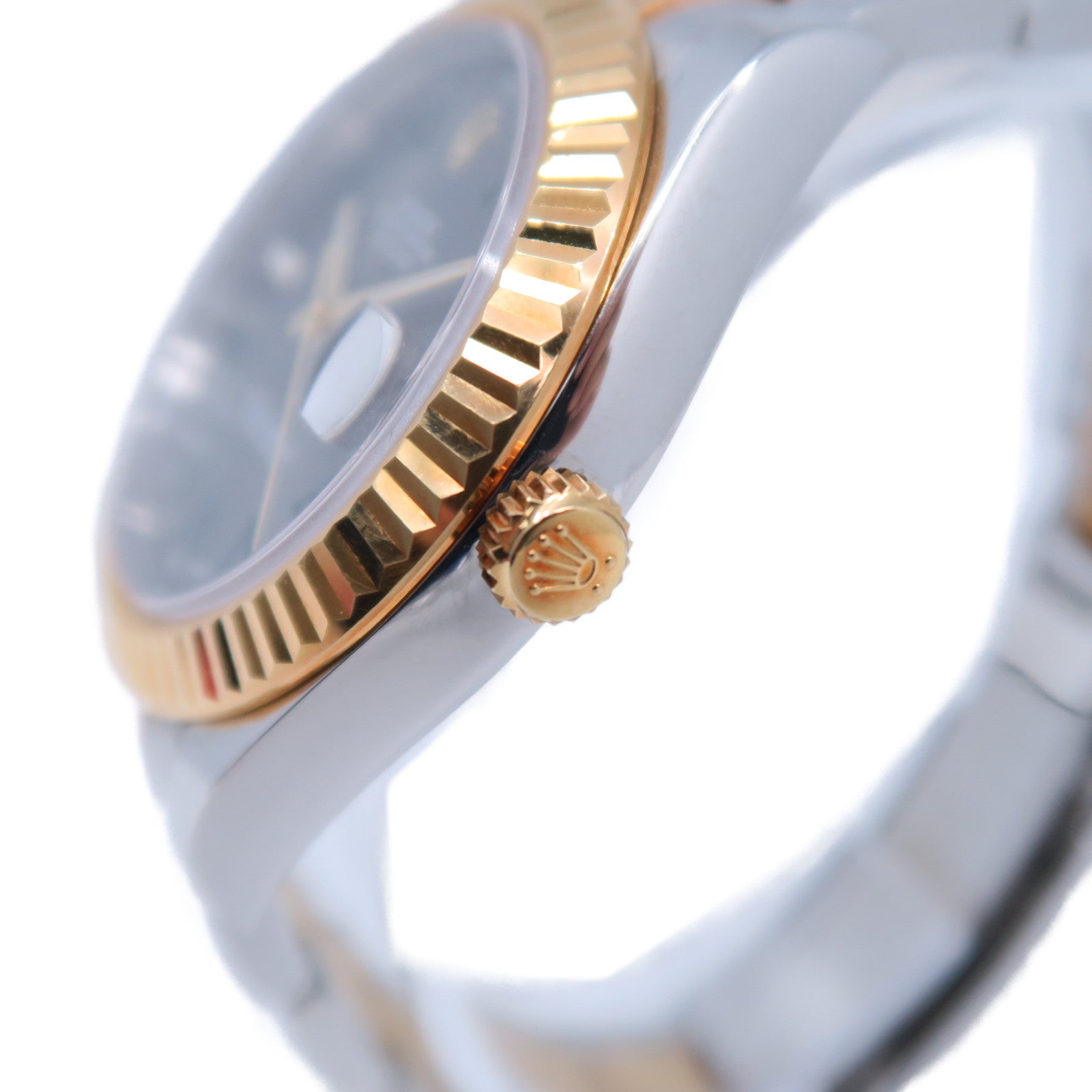 ROLEX 【激減優惠】18K黃金DatejustII 41mm不鏽鋼手錶自動機芯灰色