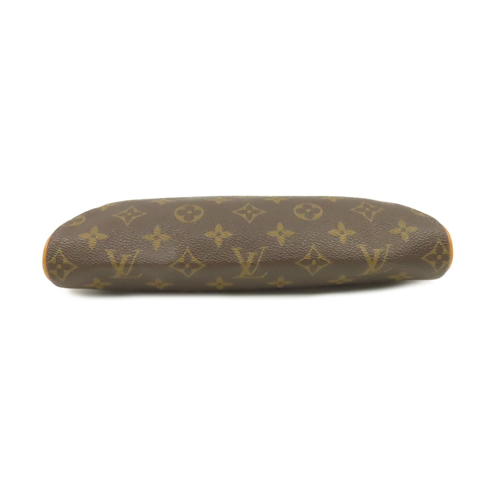 LOUIS VUITTON Monogram Eva Shoulder Bag金扣手挽袋啡色