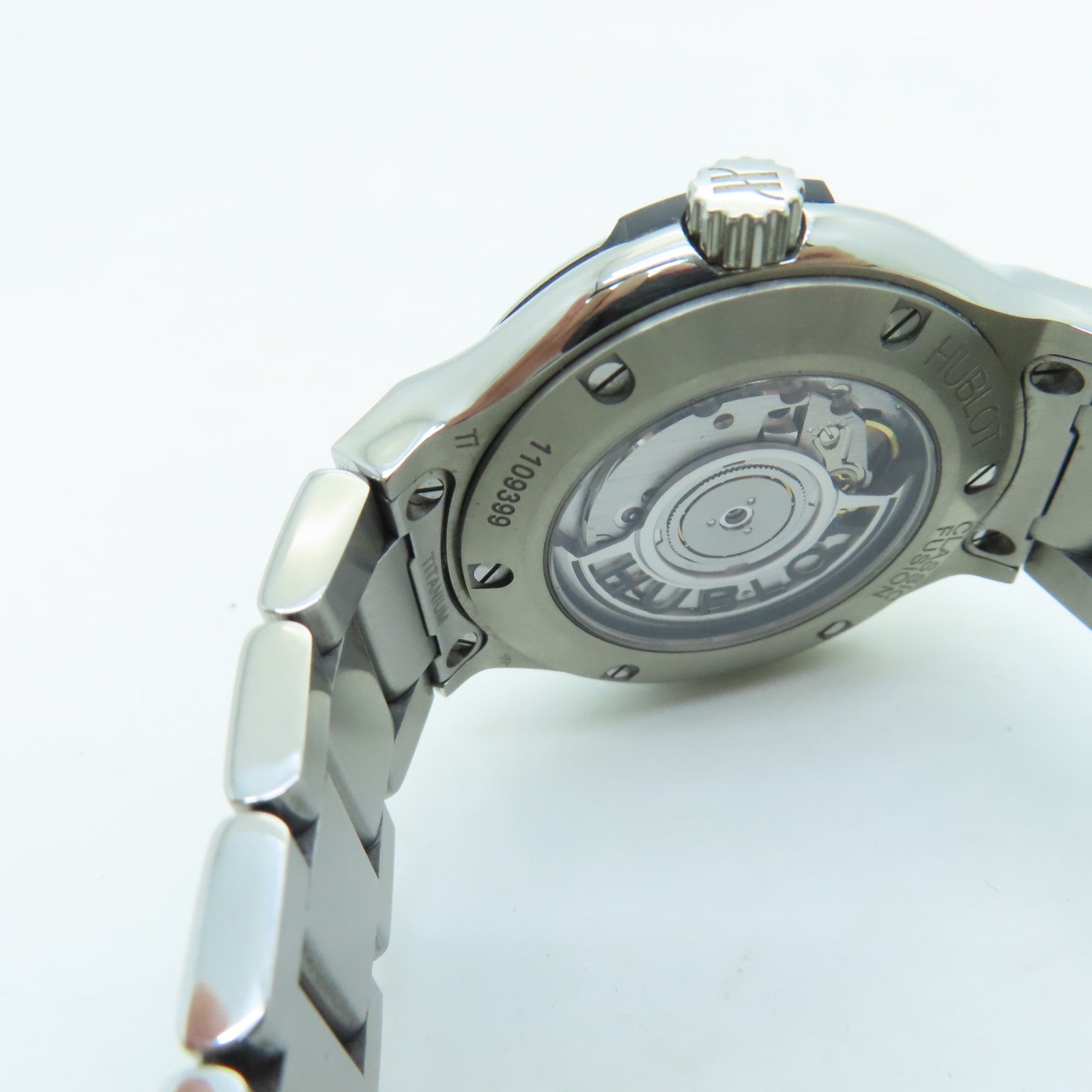 HUBLOT Classic Fusion Titanium Stainless Steel Watch Automatic Movement Black