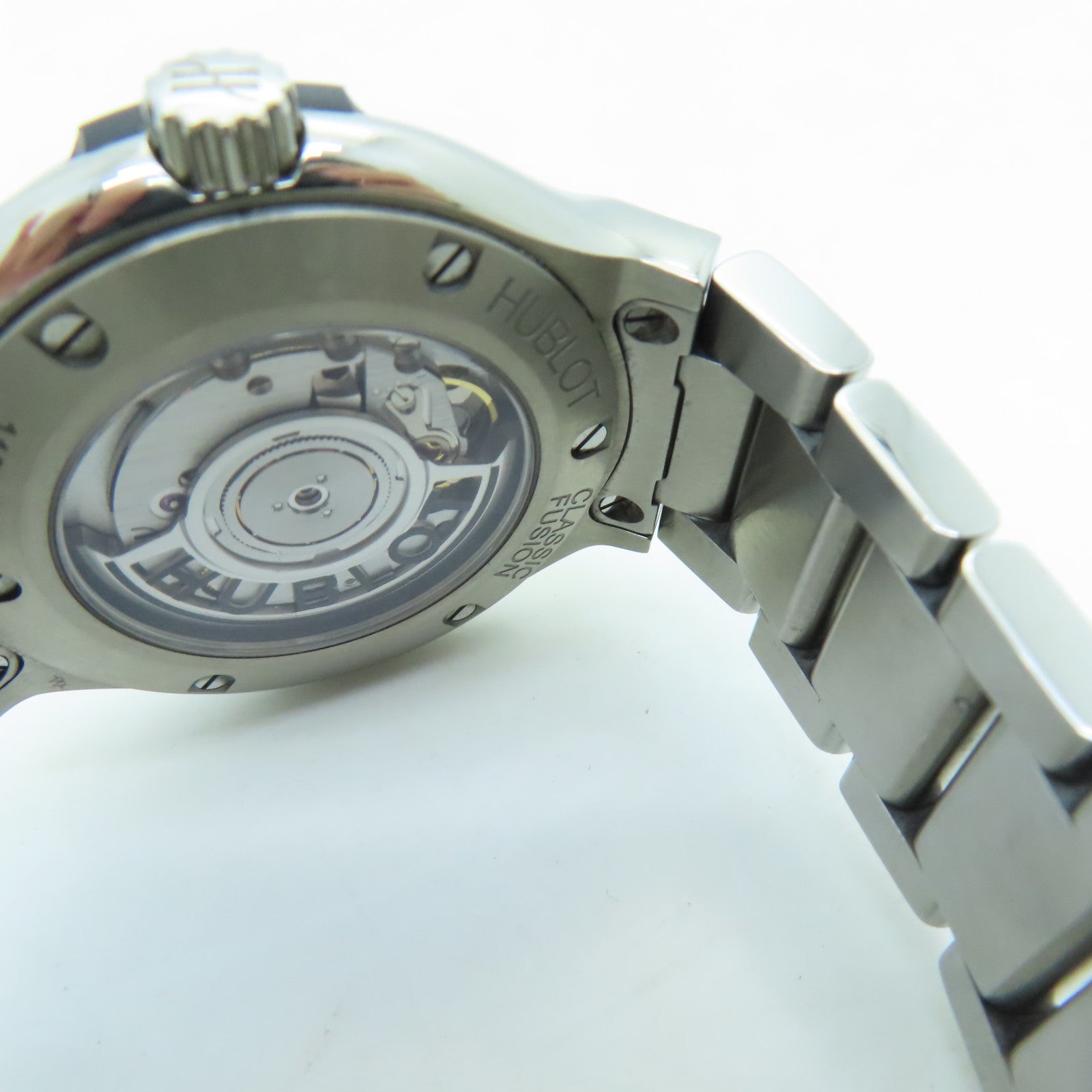 HUBLOT Classic Fusion Titanium Stainless Steel Watch Automatic Movement Black