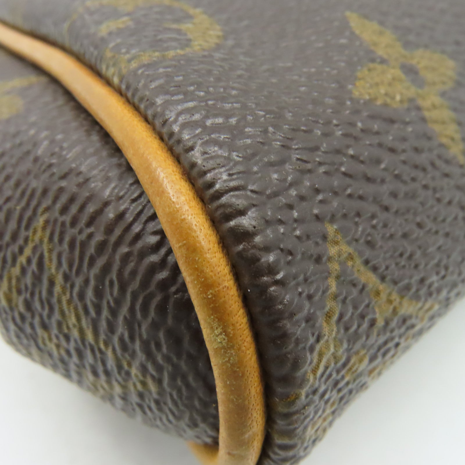 LOUIS VUITTON Monogram Eva Shoulder Bag金扣手挽袋啡色