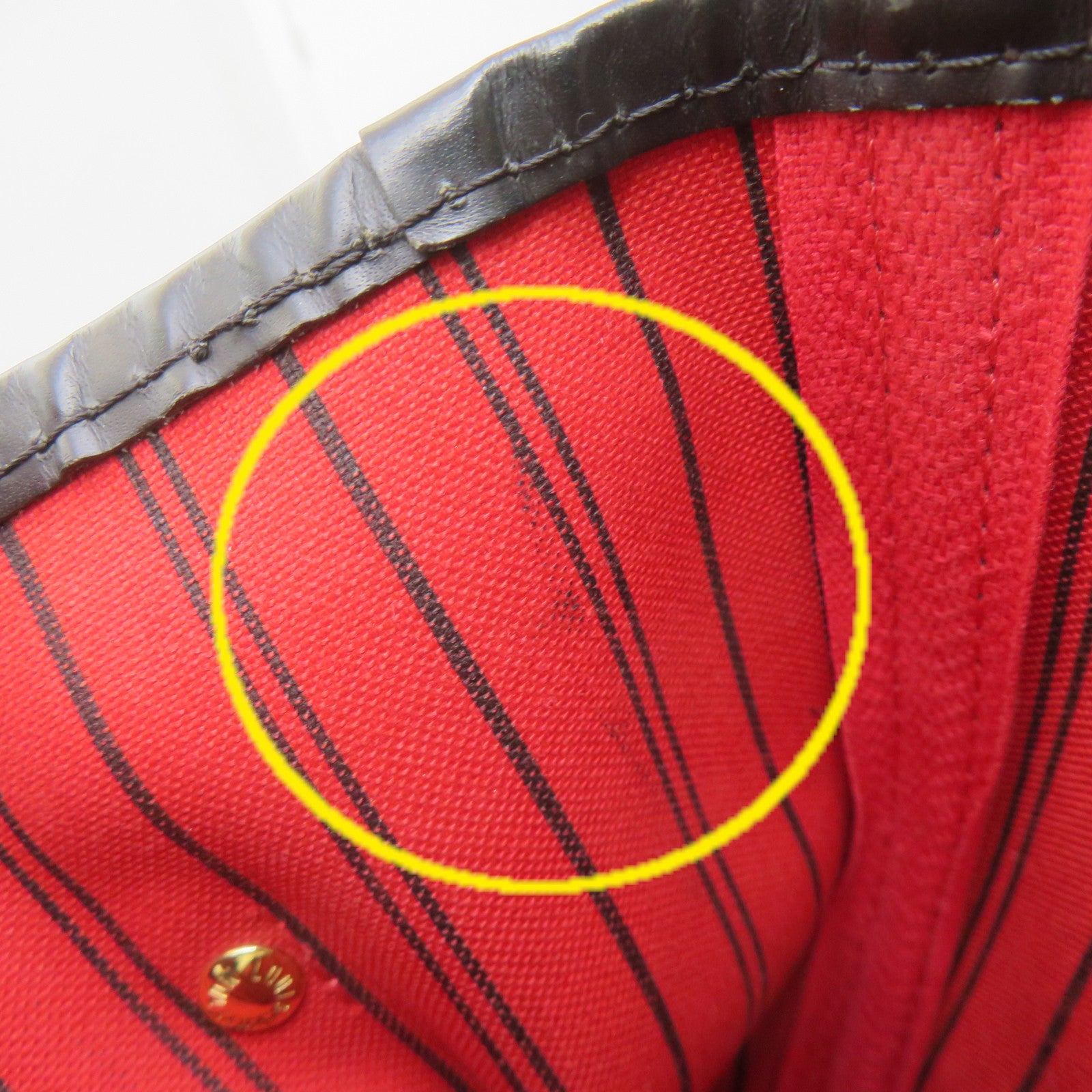 LOUIS VUITTON Monogram Neverfull MM Tote Bag brown