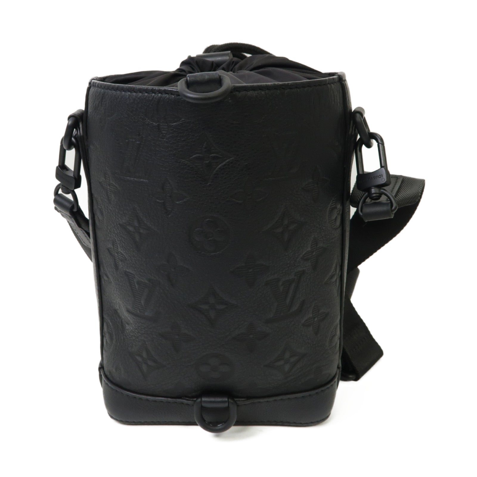 LOUIS VUITTON Monogram Shadow Noe Sling肩背袋黒色
