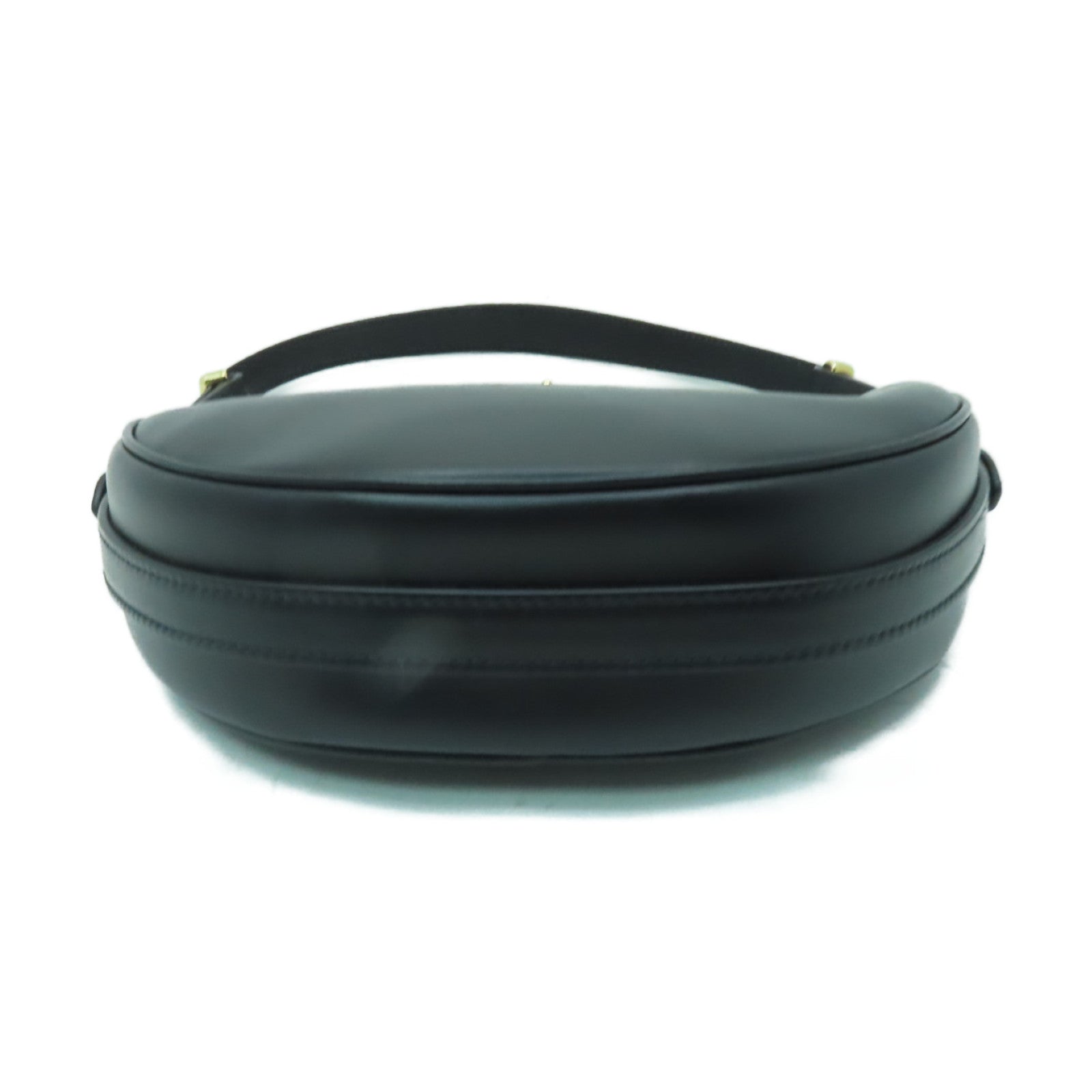 PRADA 牛皮皮革2way Shoulder Bag金扣手挽肩背兩用袋黒色