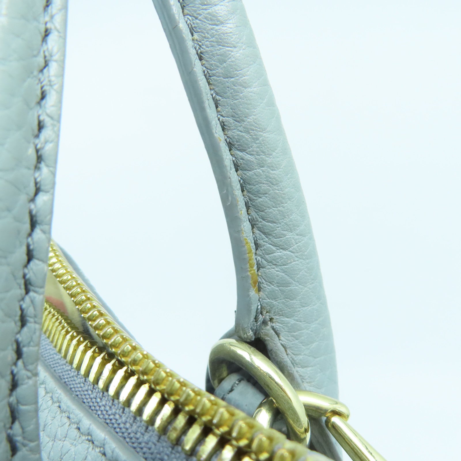 BURBERRY 牛皮皮革2 Way Shoulder Bag金扣手挽肩背兩用袋灰色