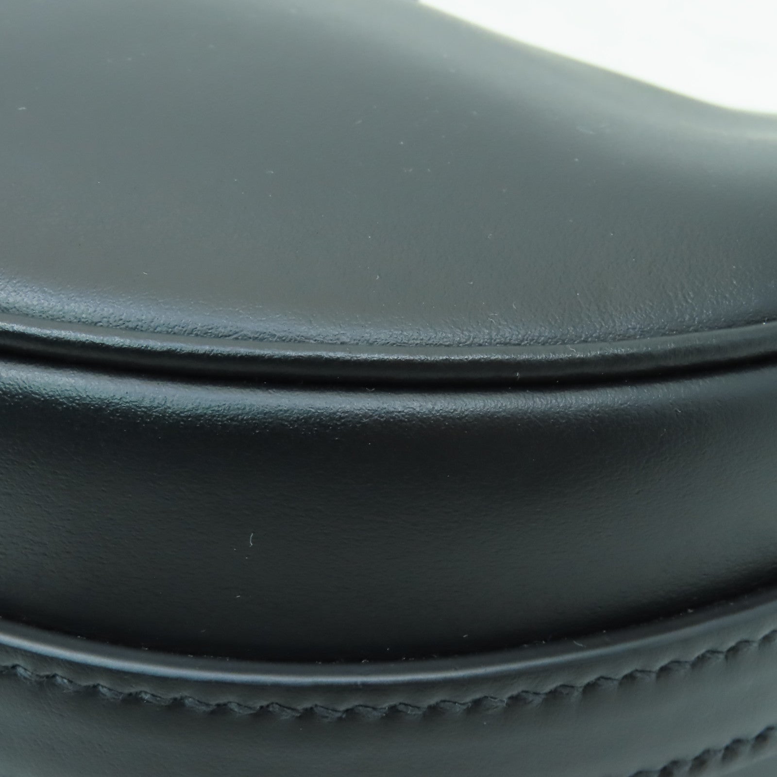 PRADA 牛皮皮革2way Shoulder Bag金扣手挽肩背兩用袋黒色